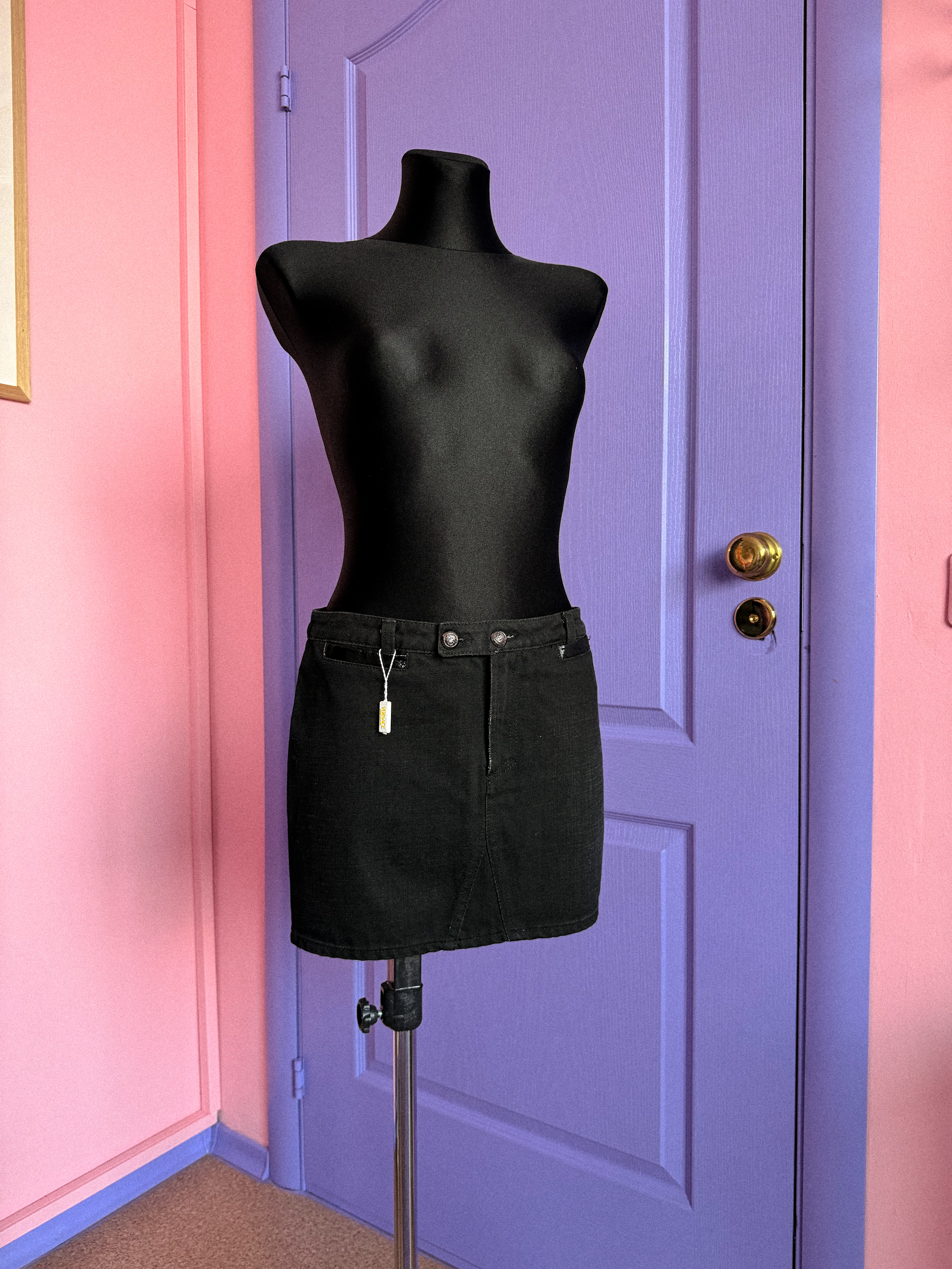 VERSACE džinsinis mini sijonas