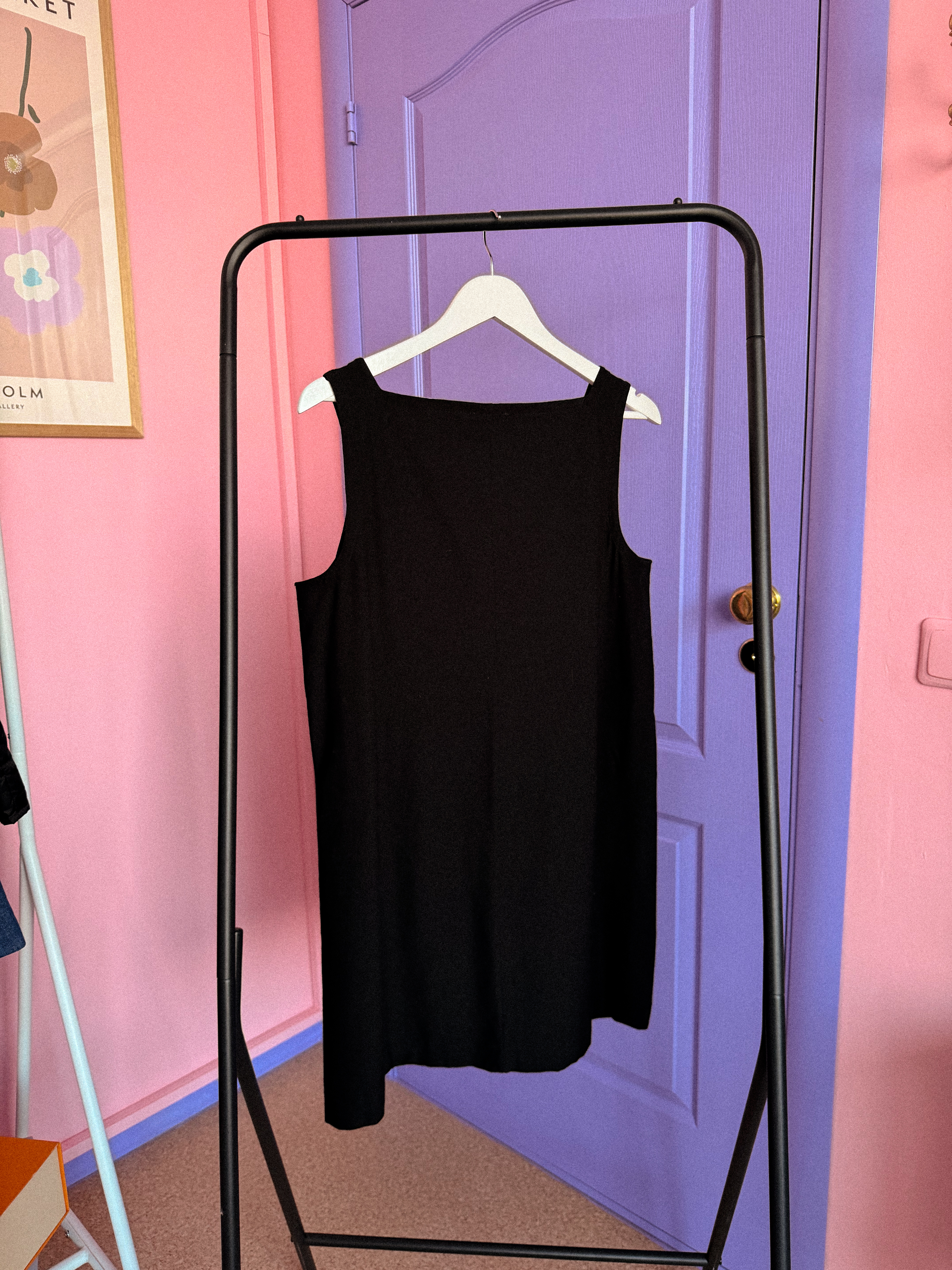 EILEEN FISHER juodas sarafanas