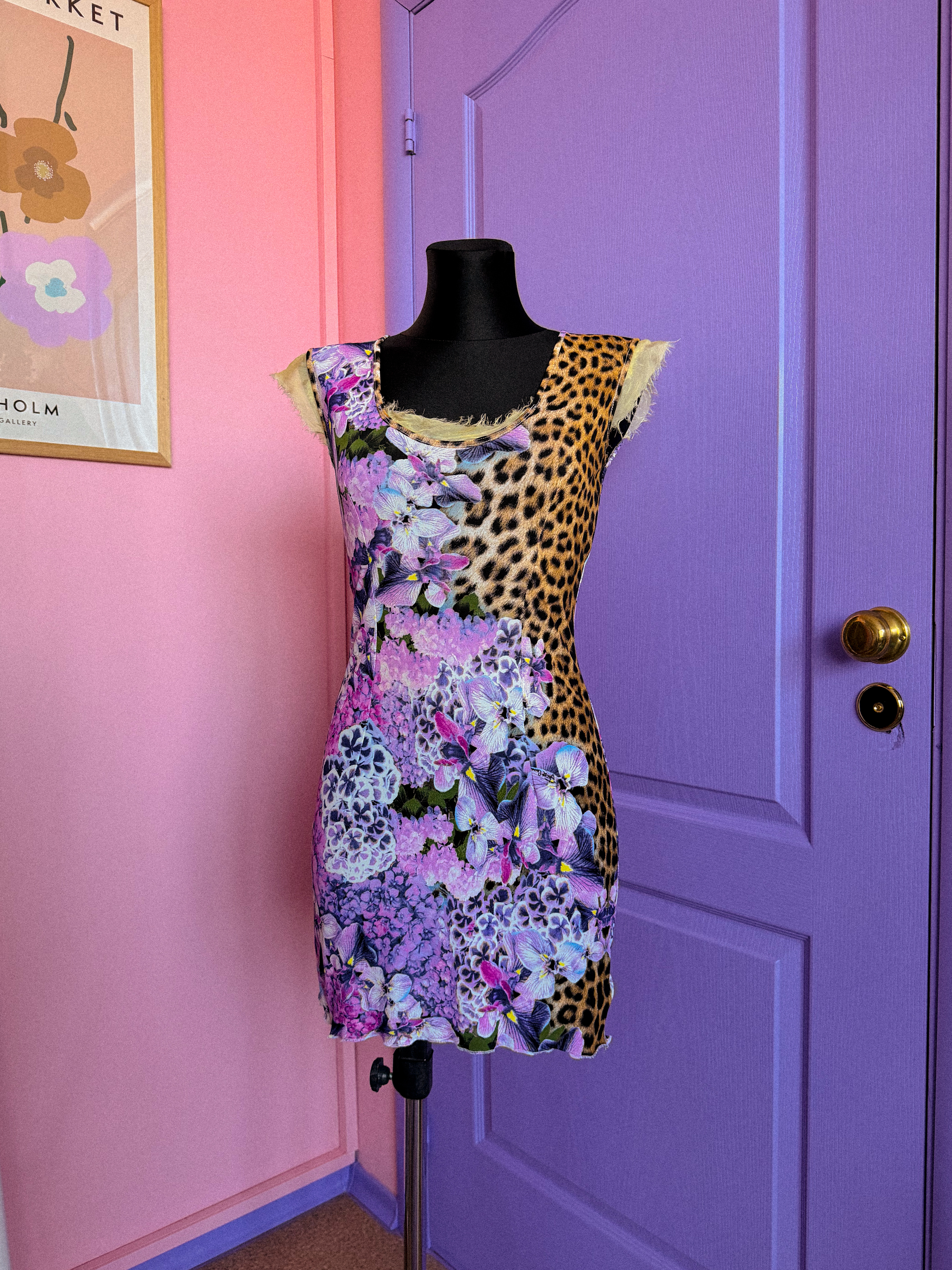 ROBERTO CAVALLI raštuota suknelė