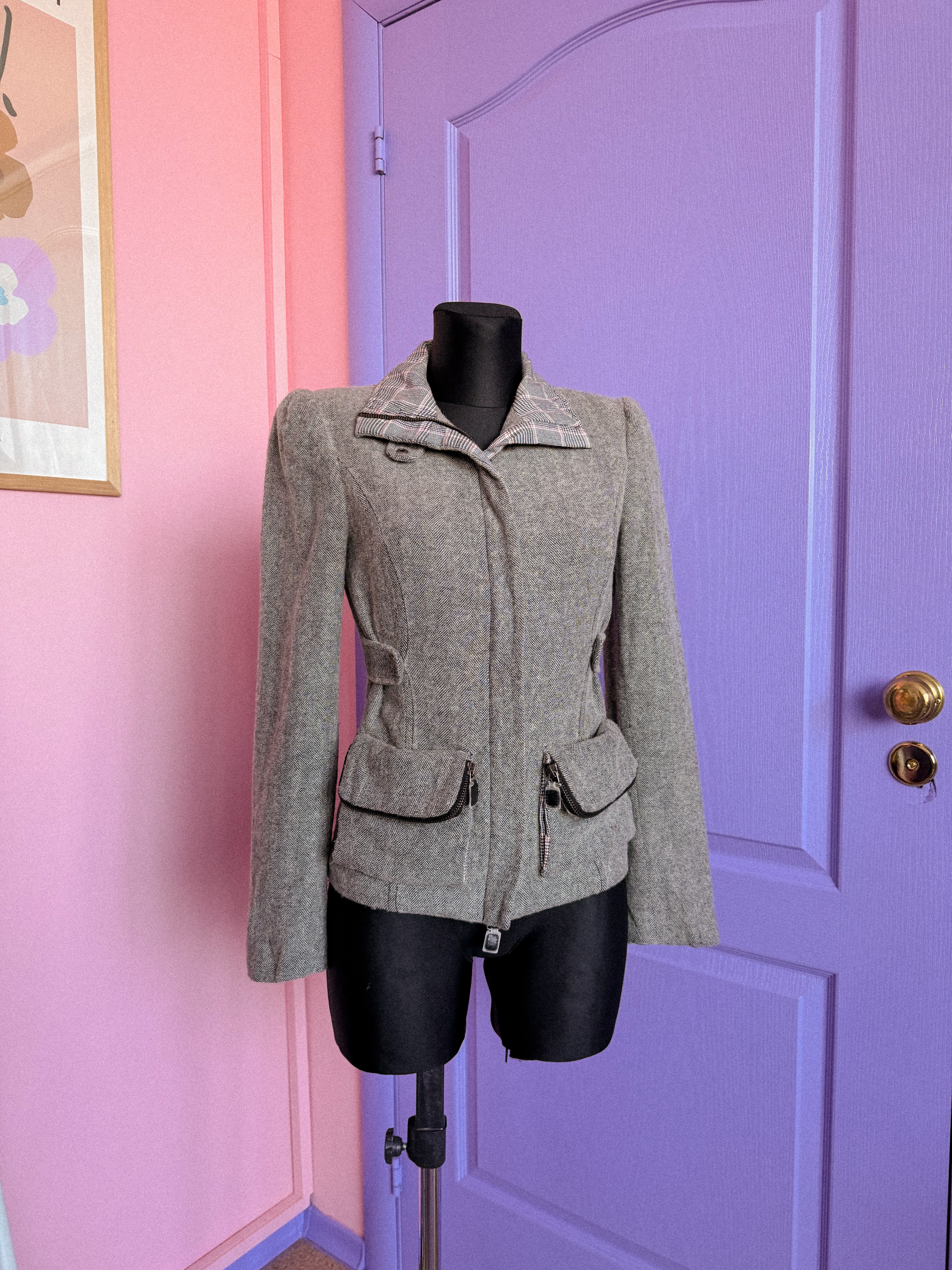 GIANFRANCO FERRE vilnos švarkelis