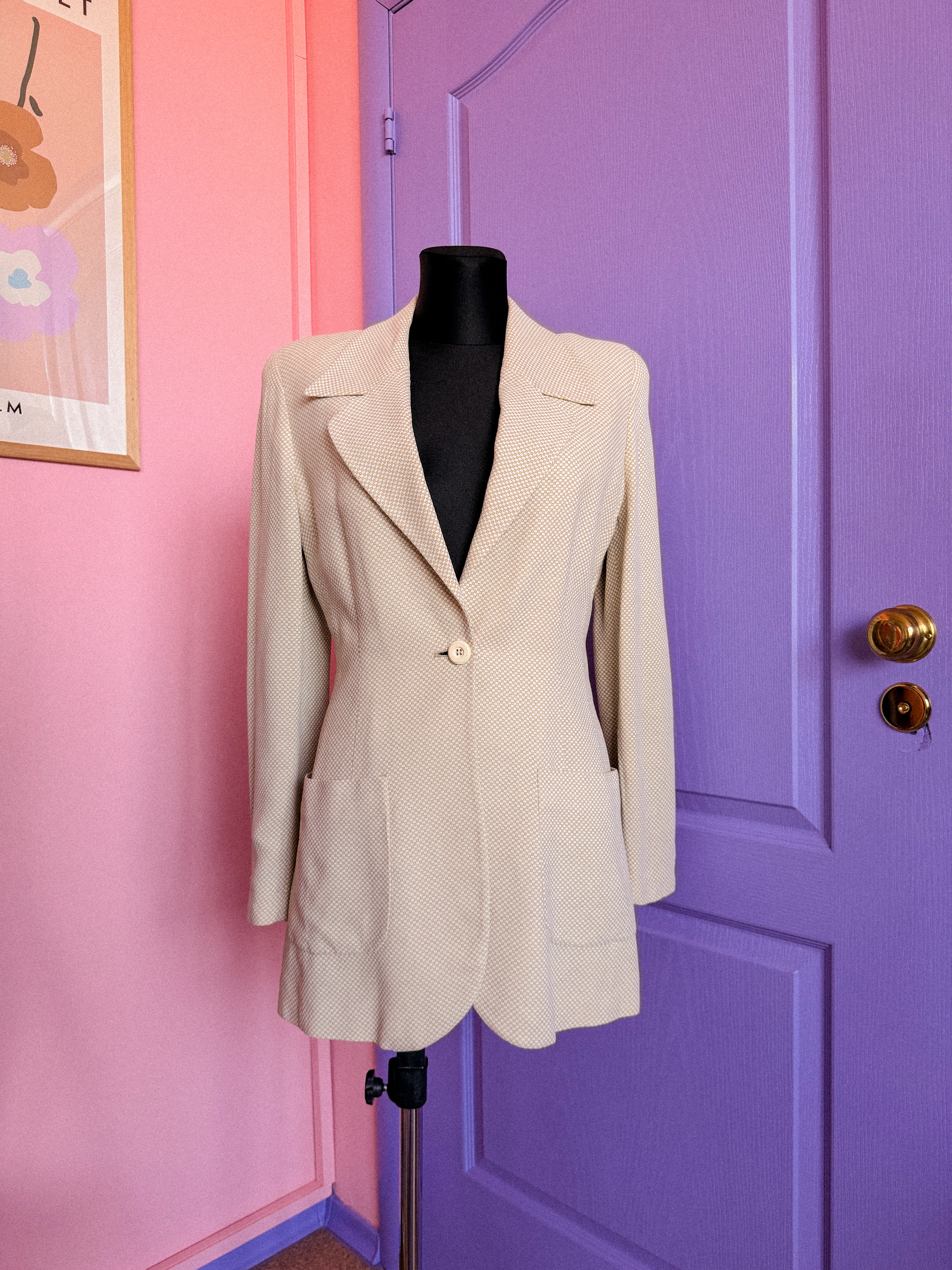 FENDI kreminis švarkas