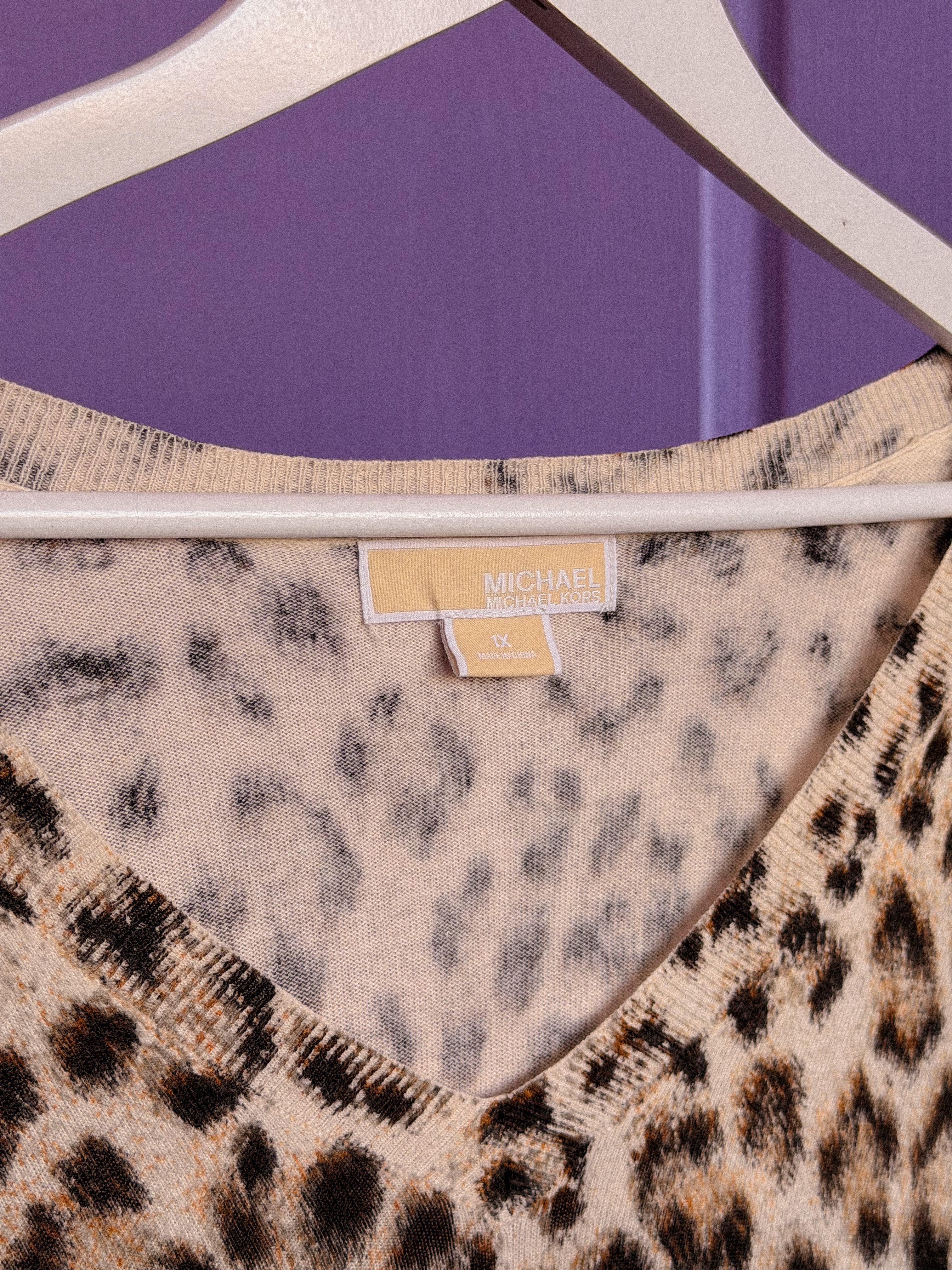 MICHAEL KORS leopardinis megztinis