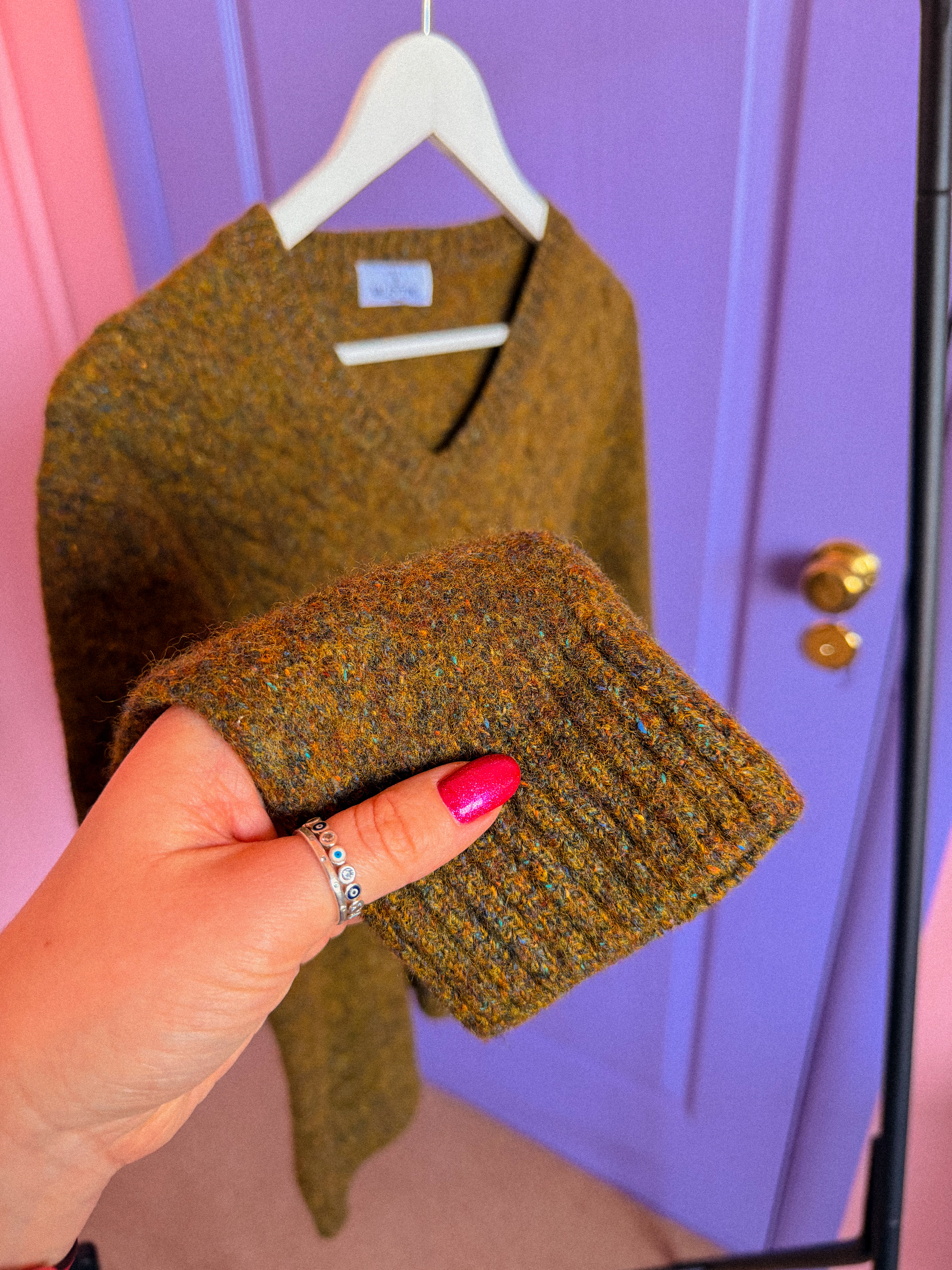 VALENTINO vintažinis vilnos megztinis