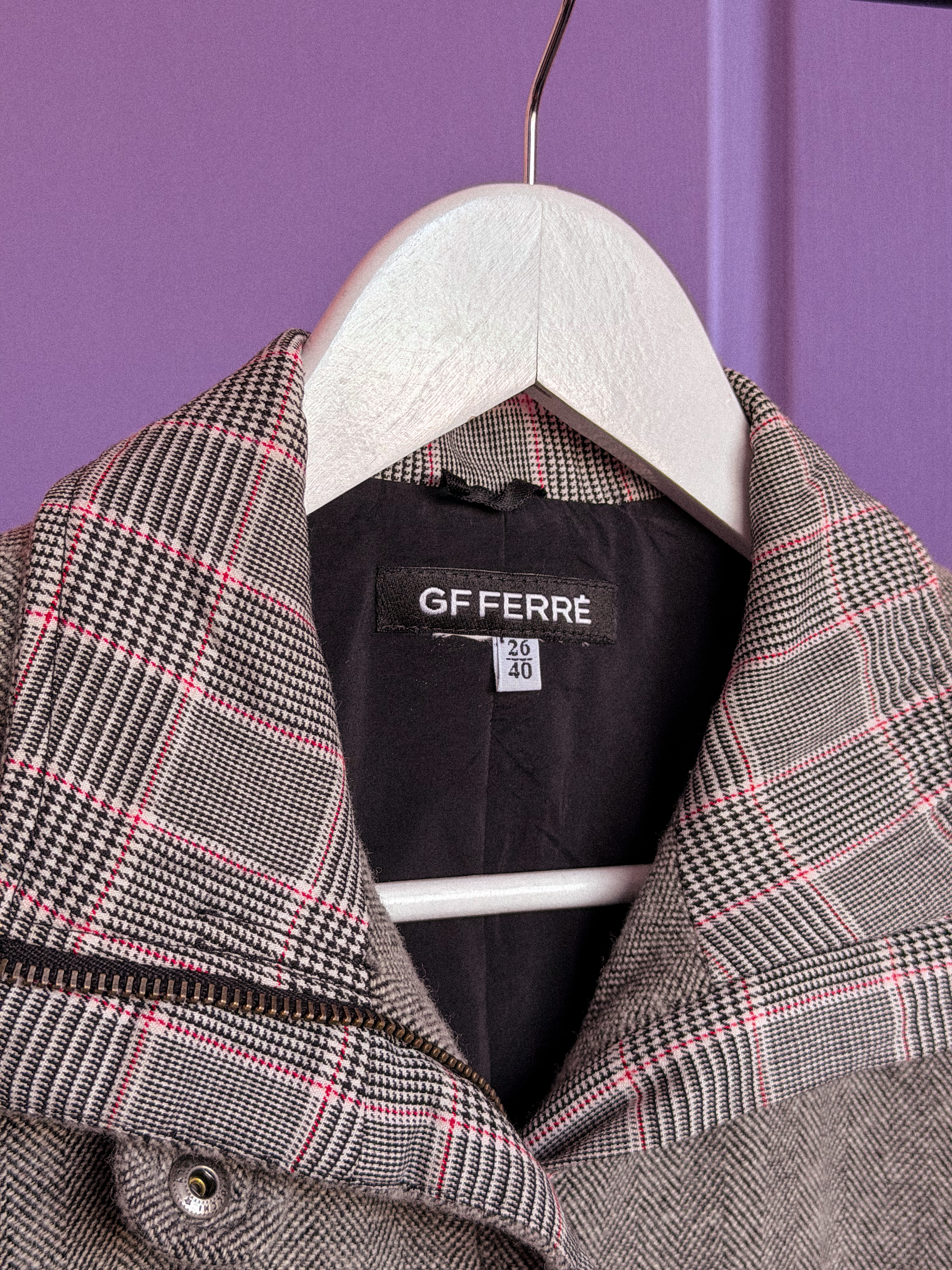 GIANFRANCO FERRE vilnos švarkelis