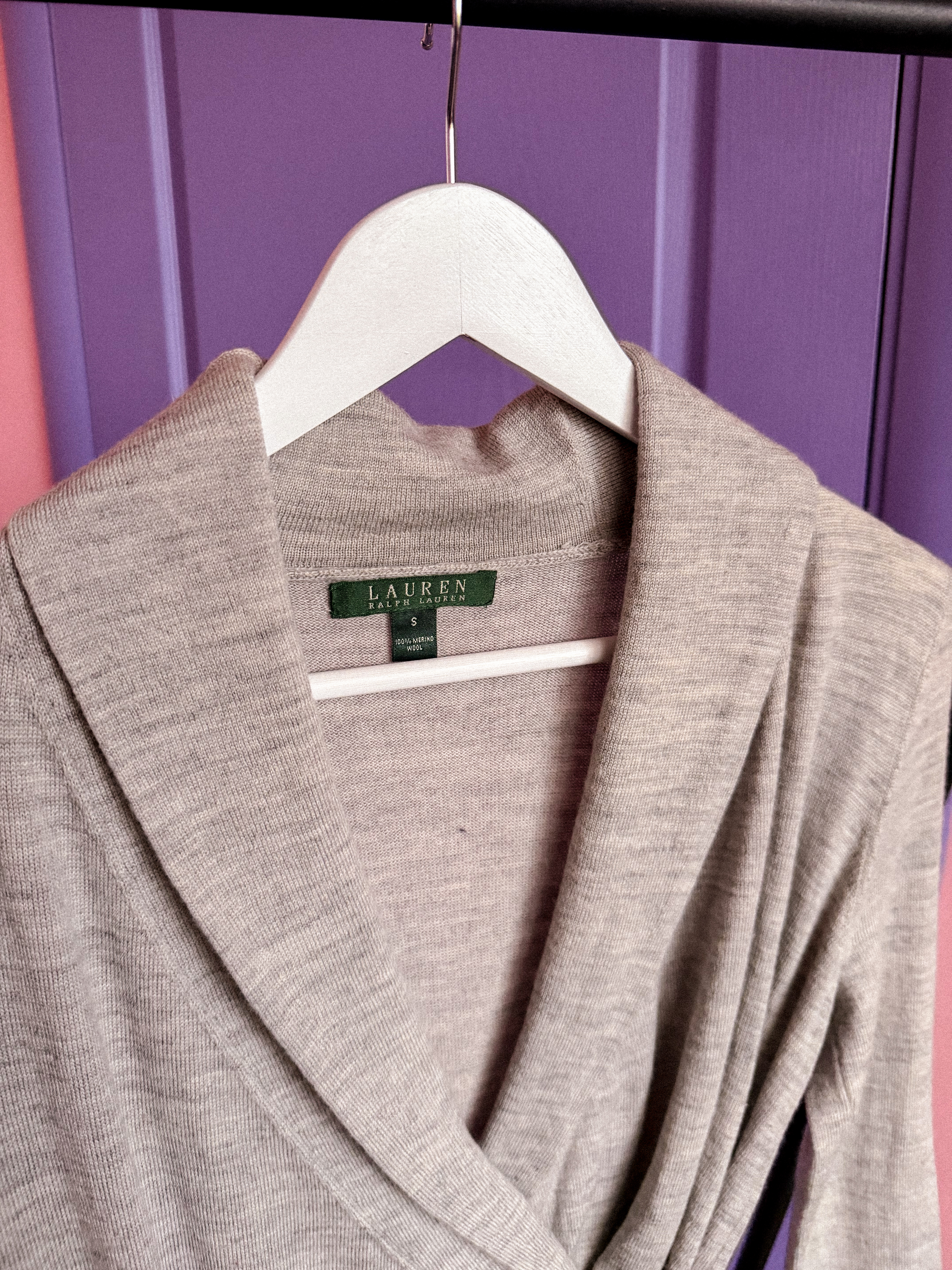 RALPH LAUREN merino vilnos suknelė