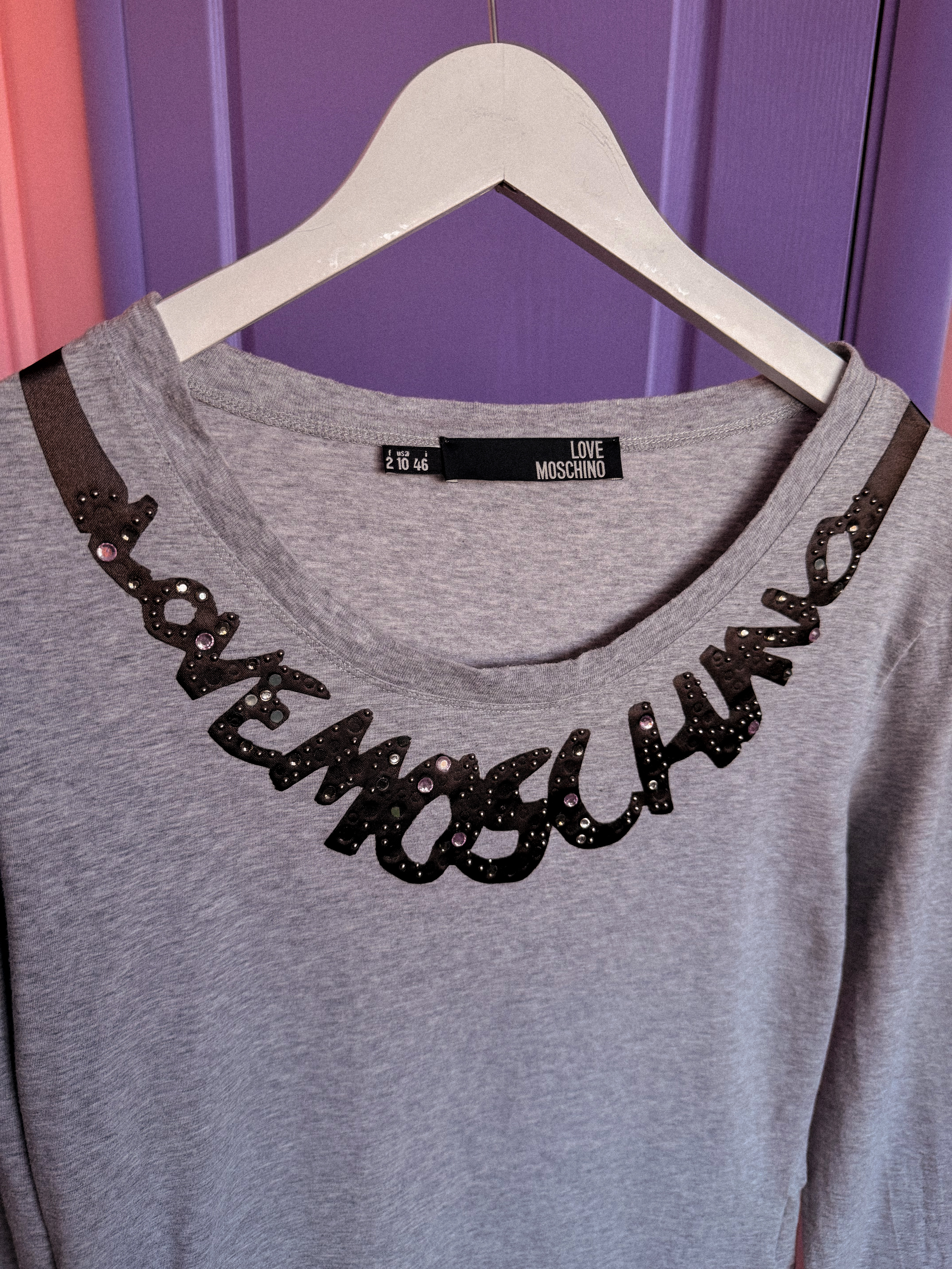 MOSCHINO pilka palaidinė