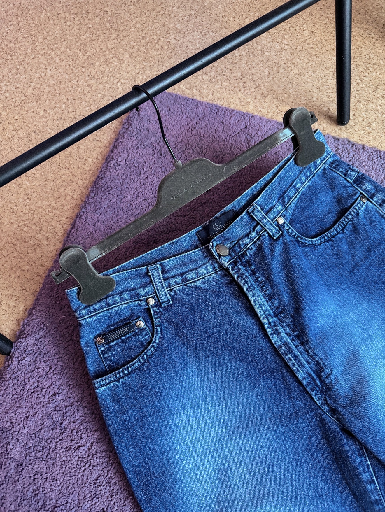 VALENTINO mėlyni džinsai