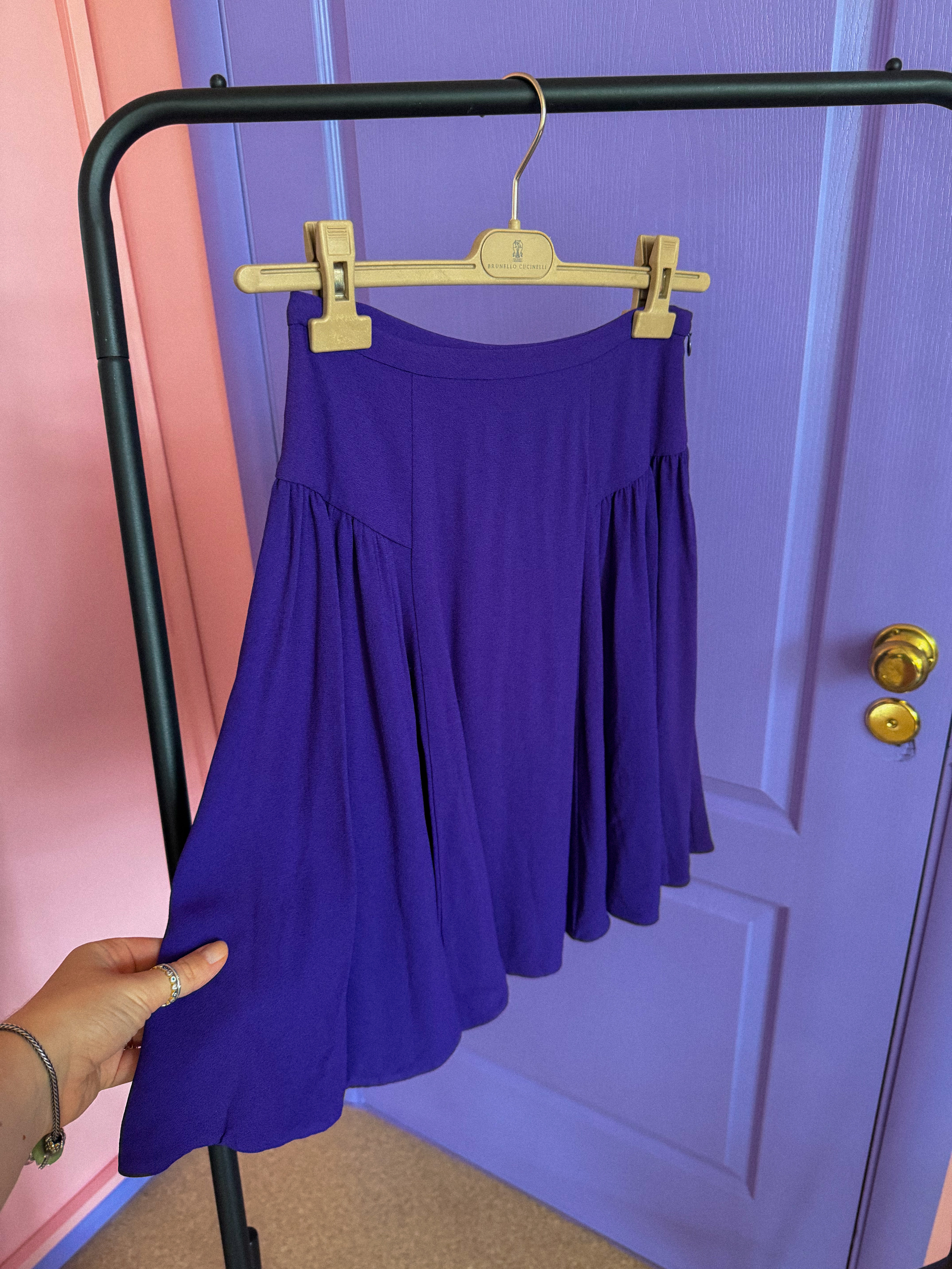 PRADA violetinis sijonas