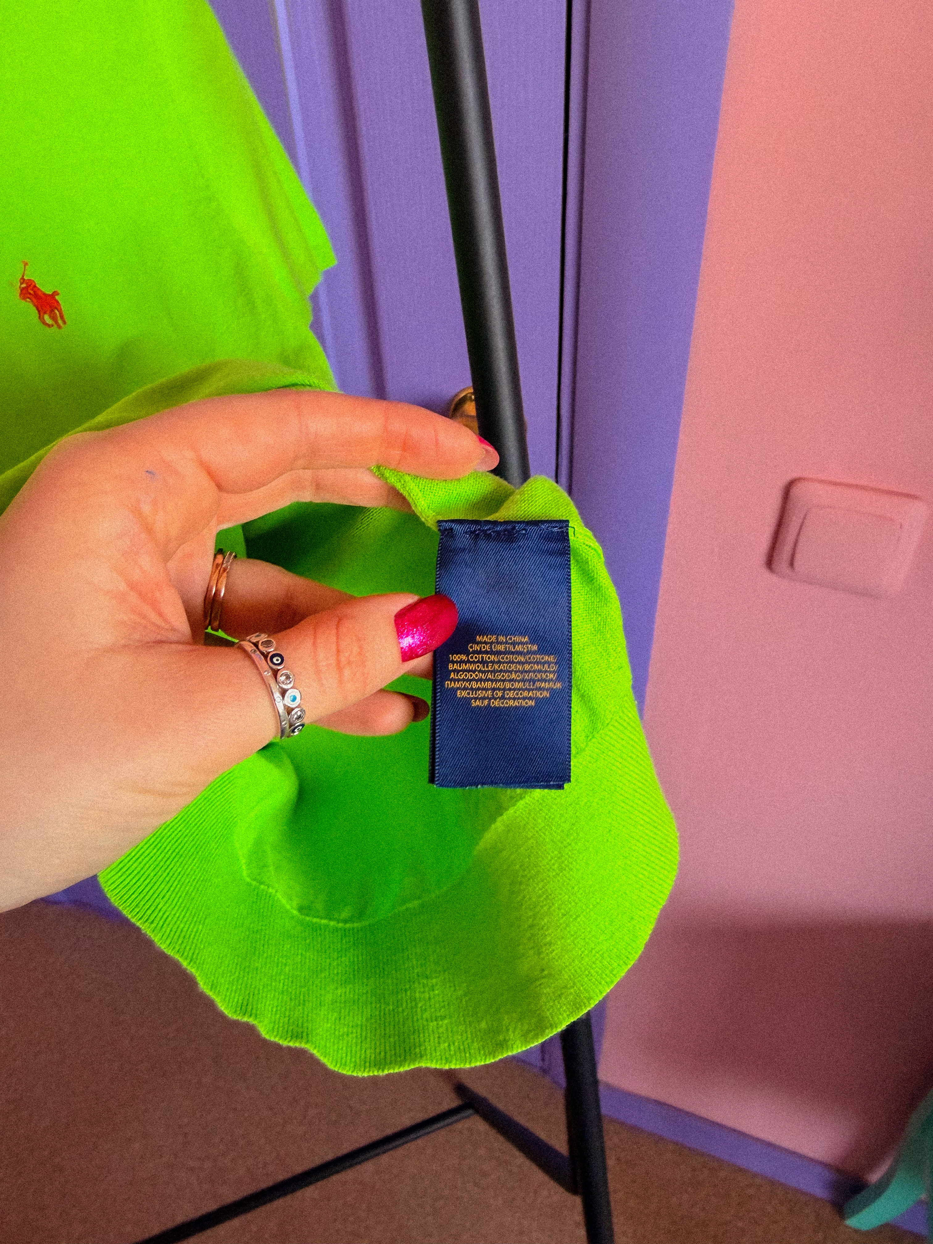 RALPH LAUREN ryškus megztukas