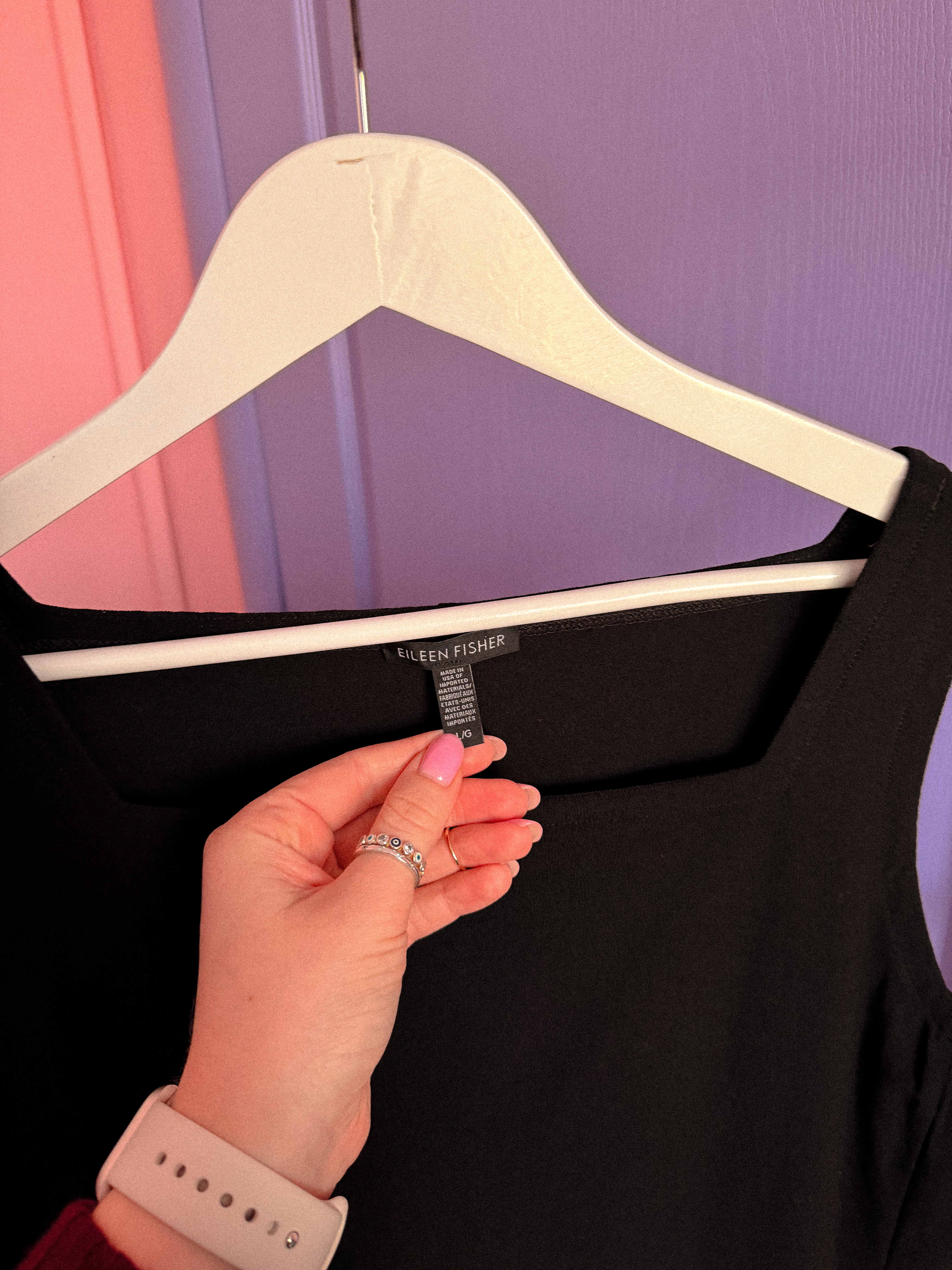 EILEEN FISHER juodas sarafanas