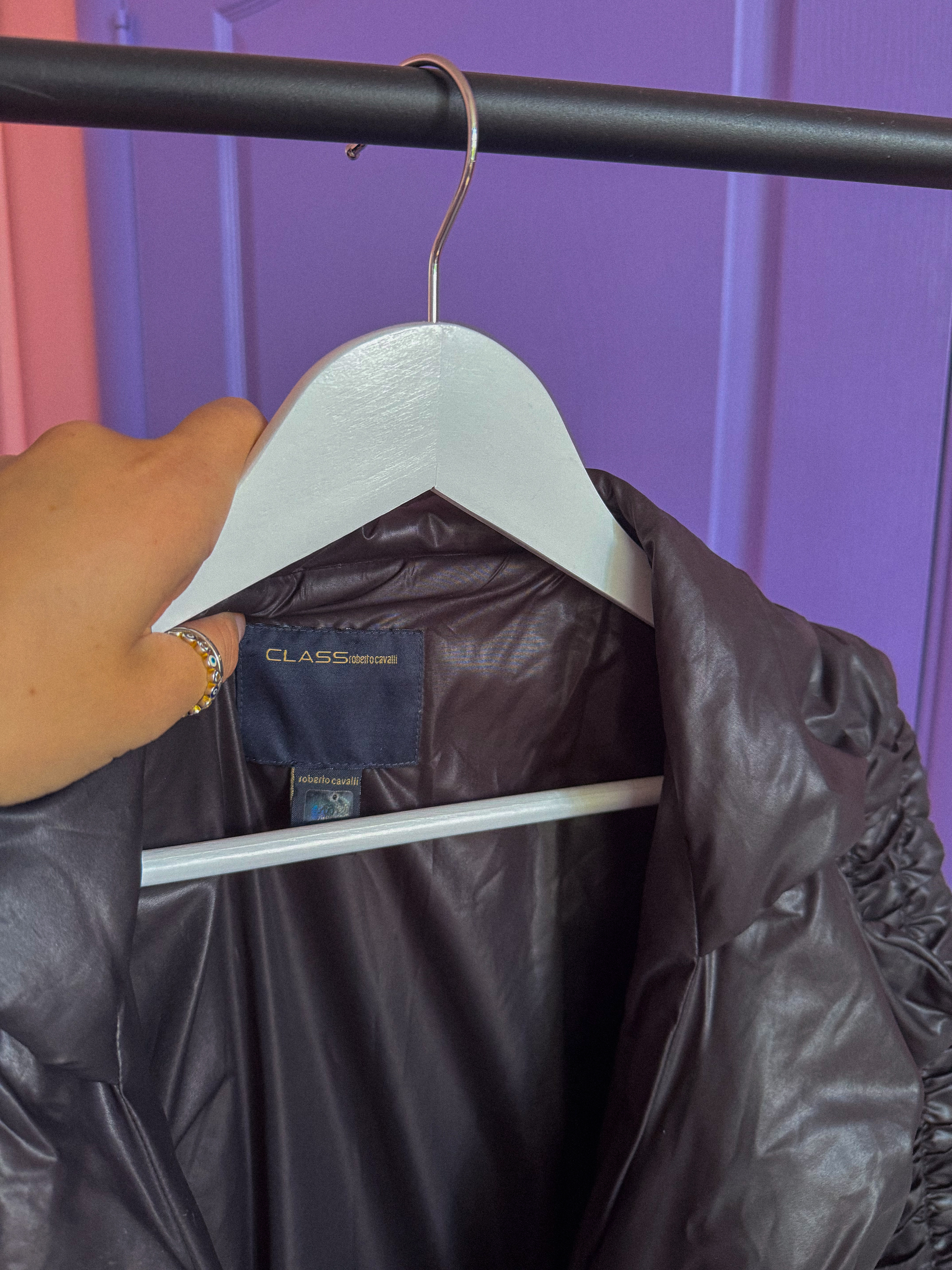 ROBERTO CAVALLI striukė su kailiu