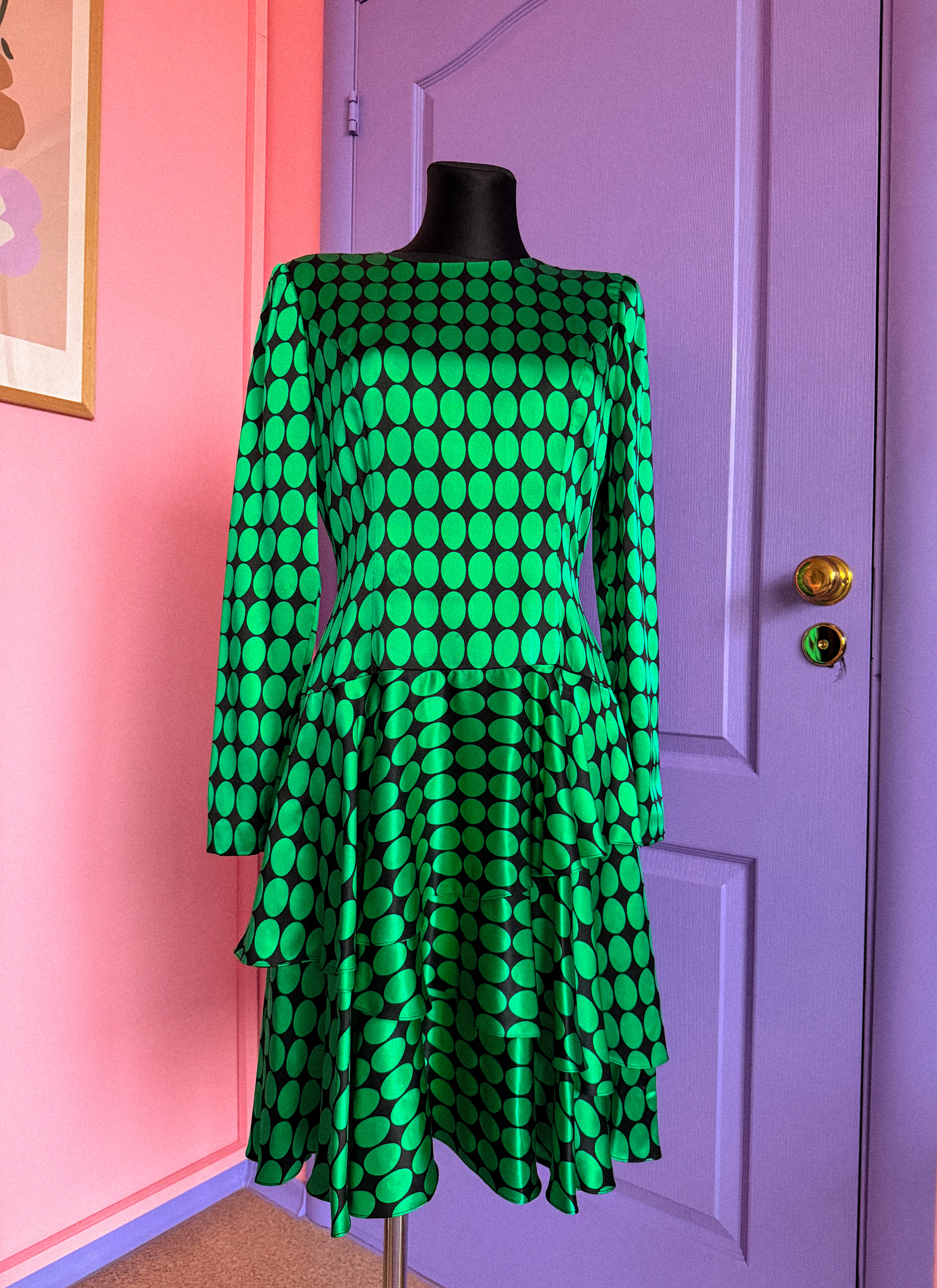 CAROLINA HERRERA šilkinė suknelė