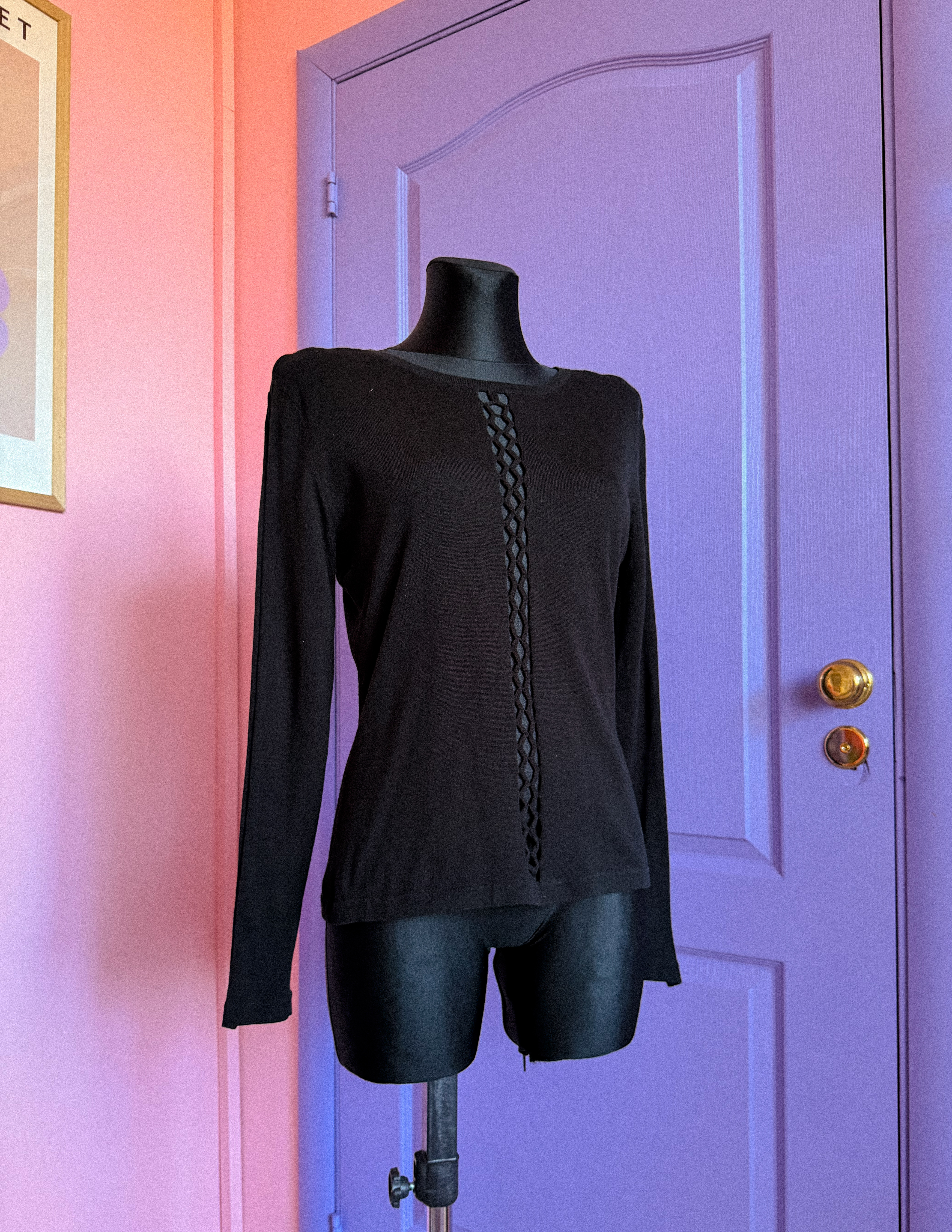 CELINE juodas megztukas