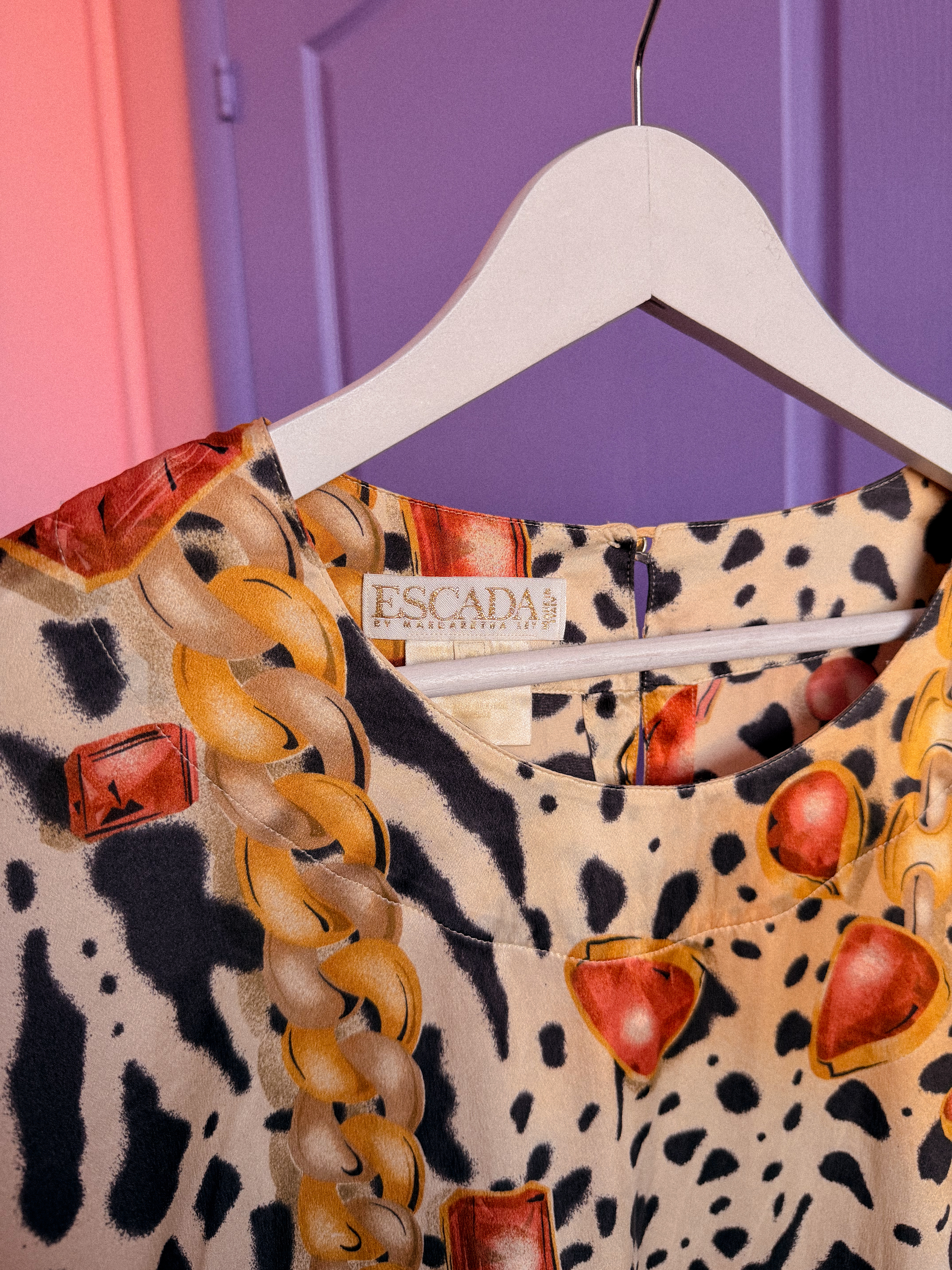 ESCADA vintažinė šilkinė palaidinė