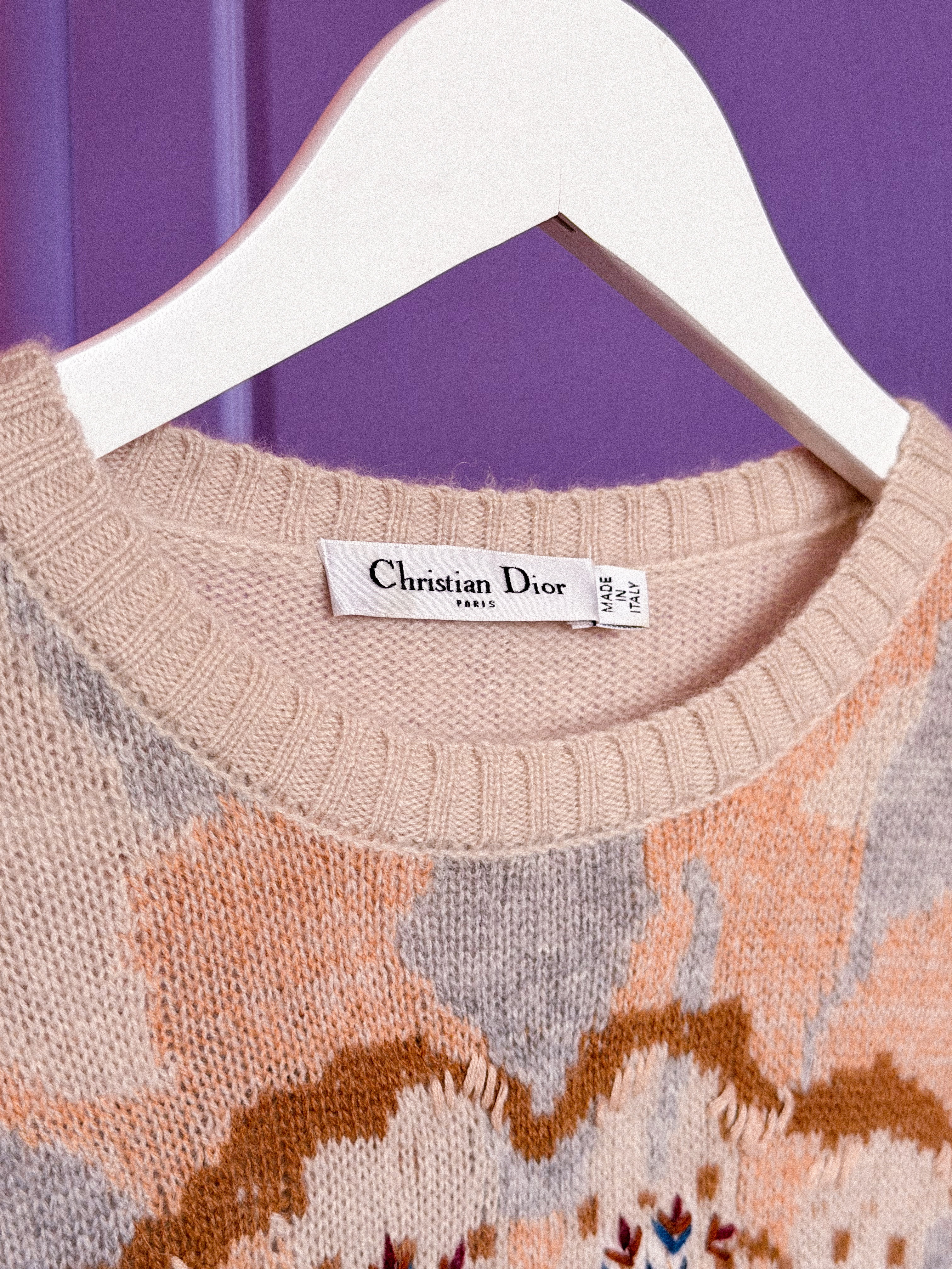 CHRISTIAN DIOR kašmyrinis megztinis