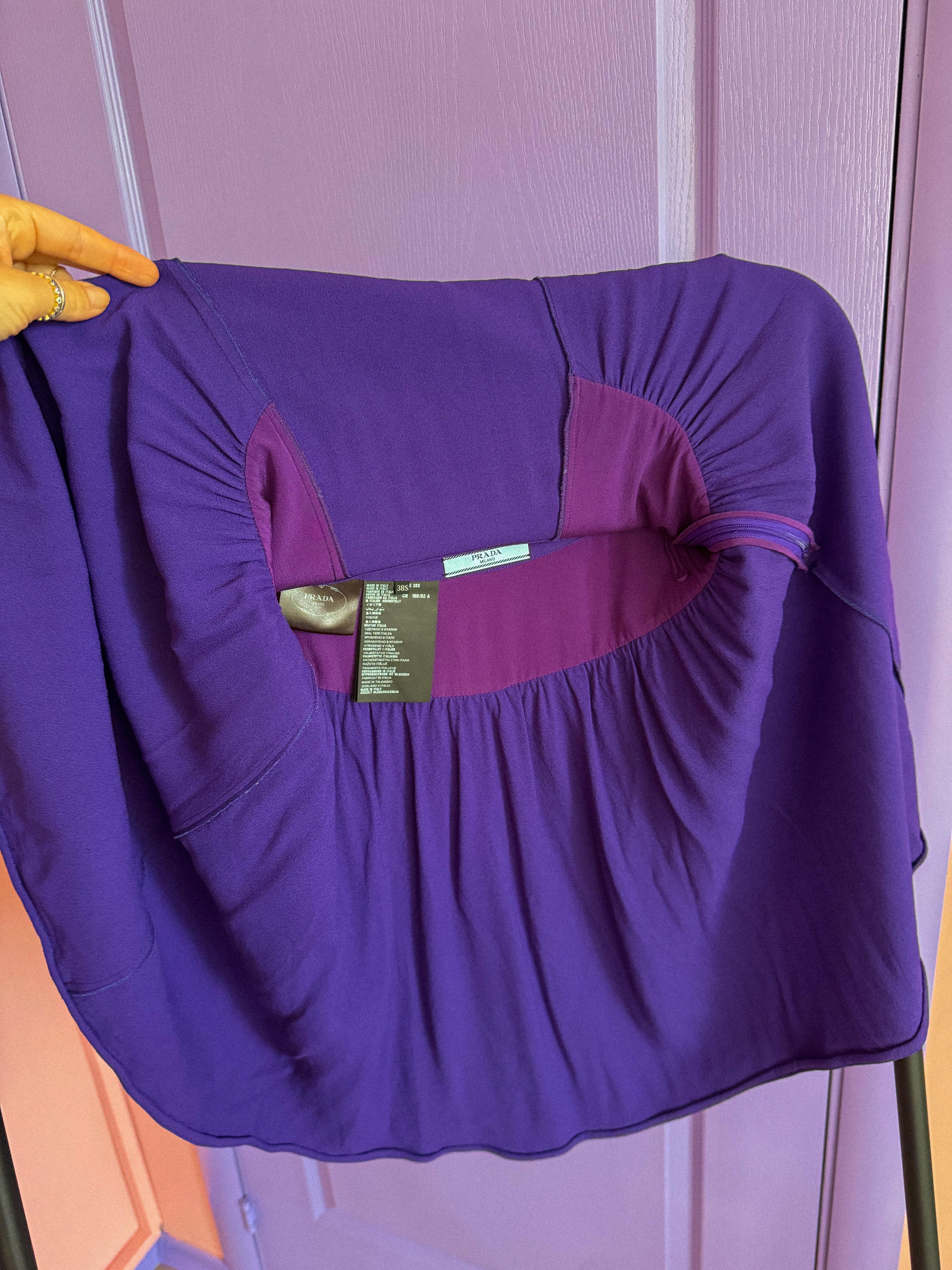 PRADA violetinis sijonas