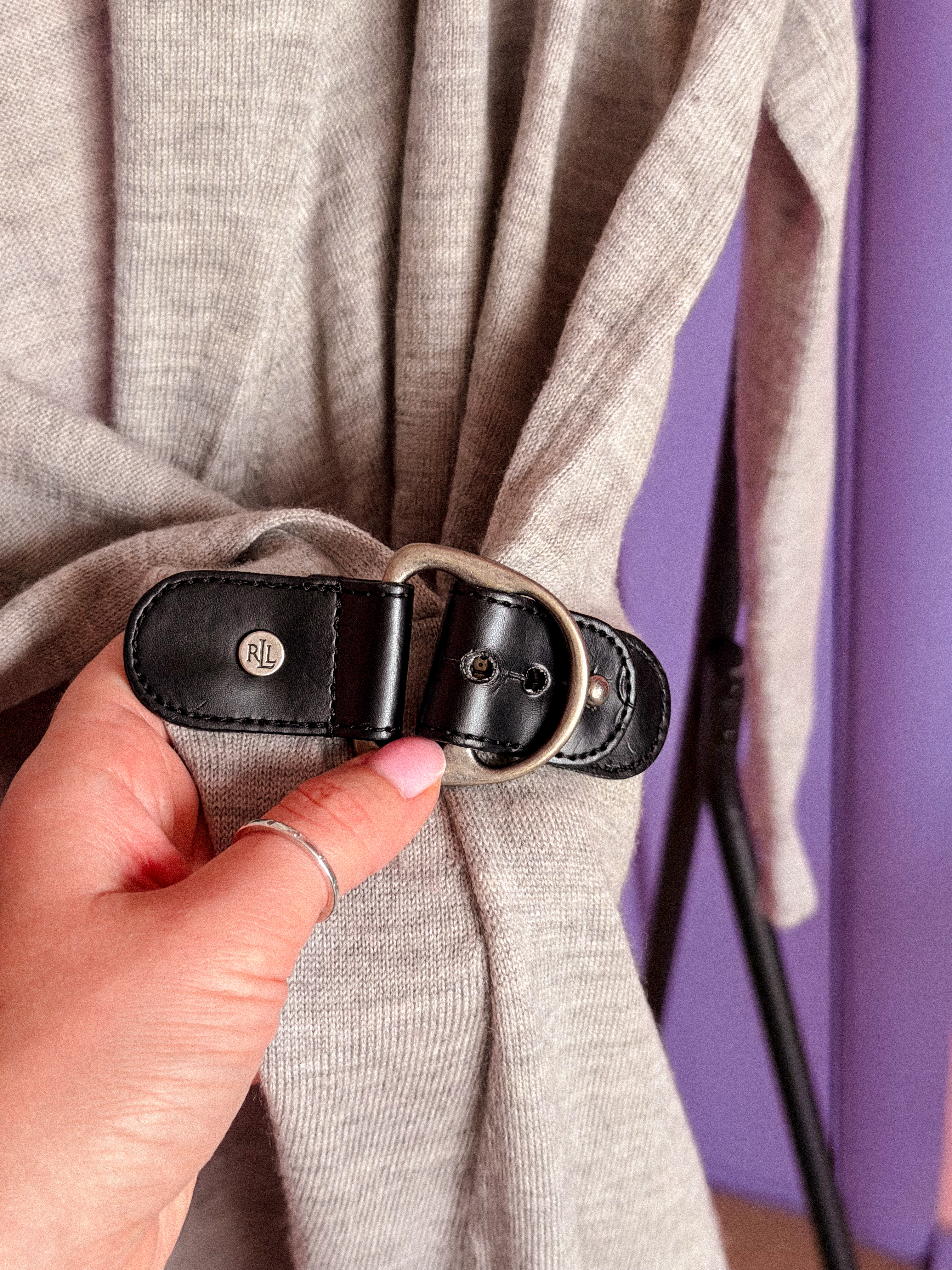 RALPH LAUREN merino vilnos suknelė