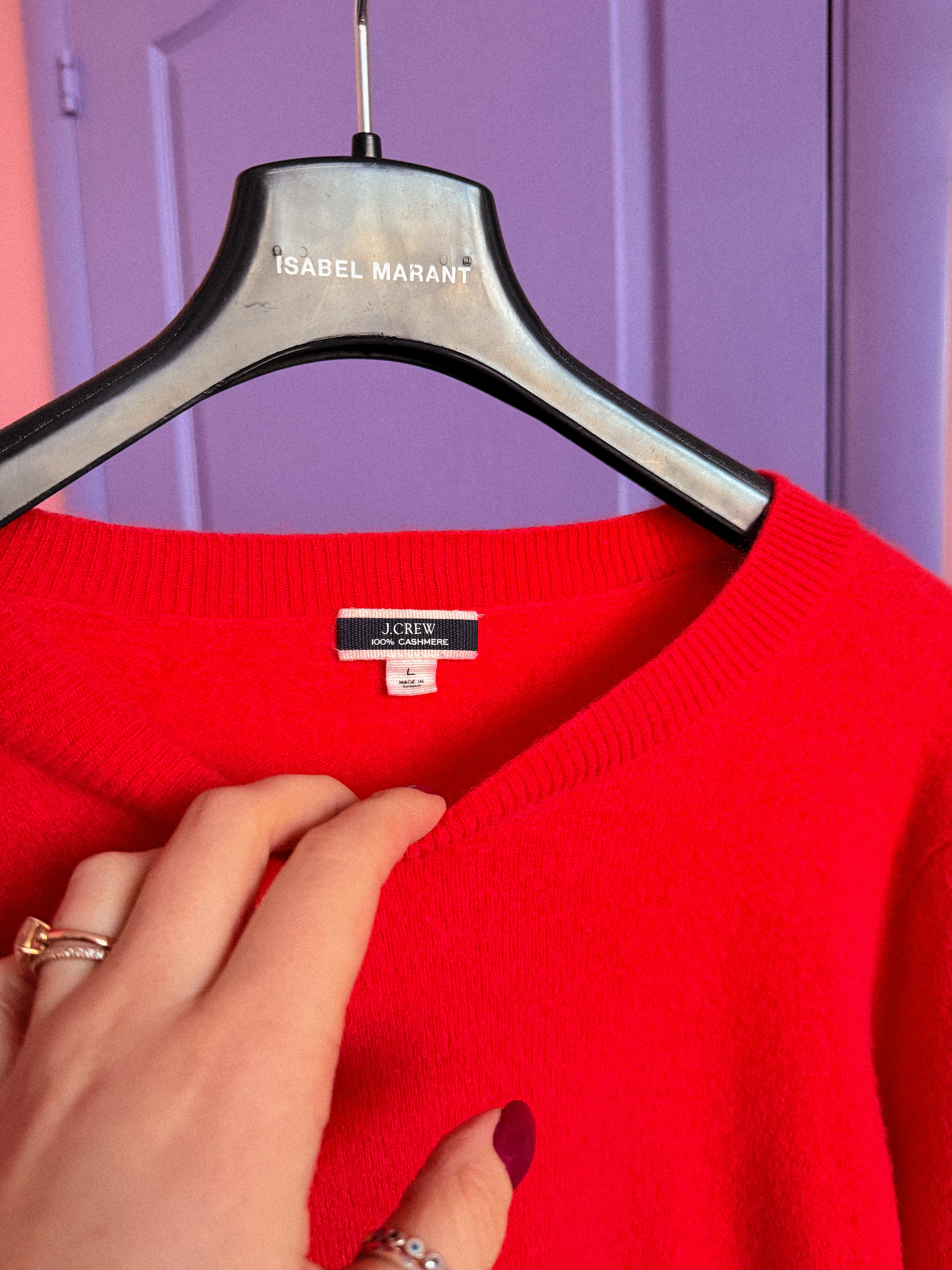 J.CREW kašmyrinis megztinis