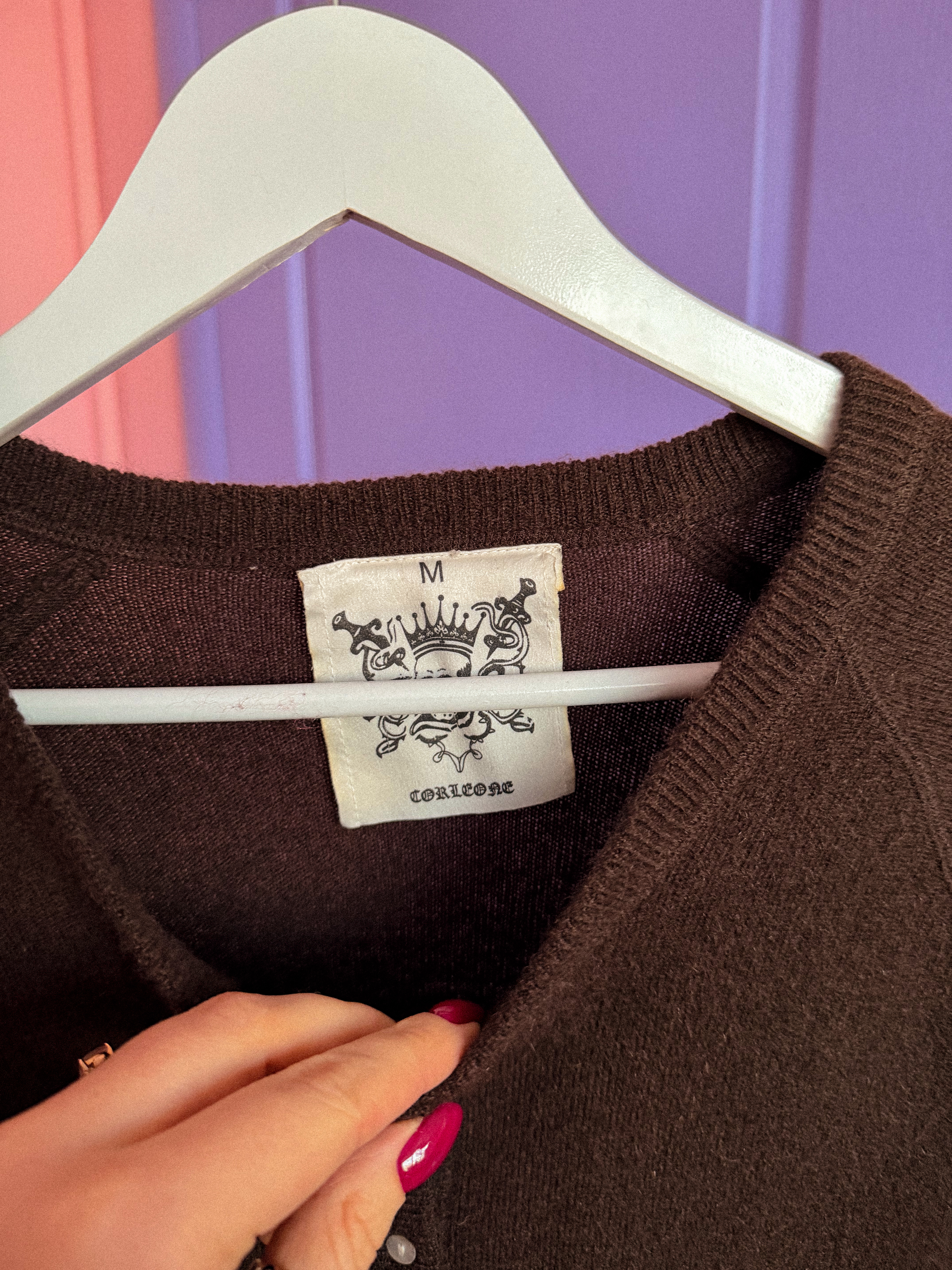 KAŠMYRINIS vintažinis megztukas