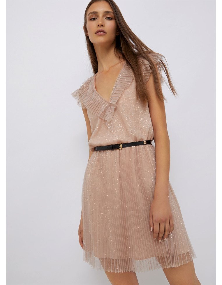 LIU.JO blizgi tiulio suknelė