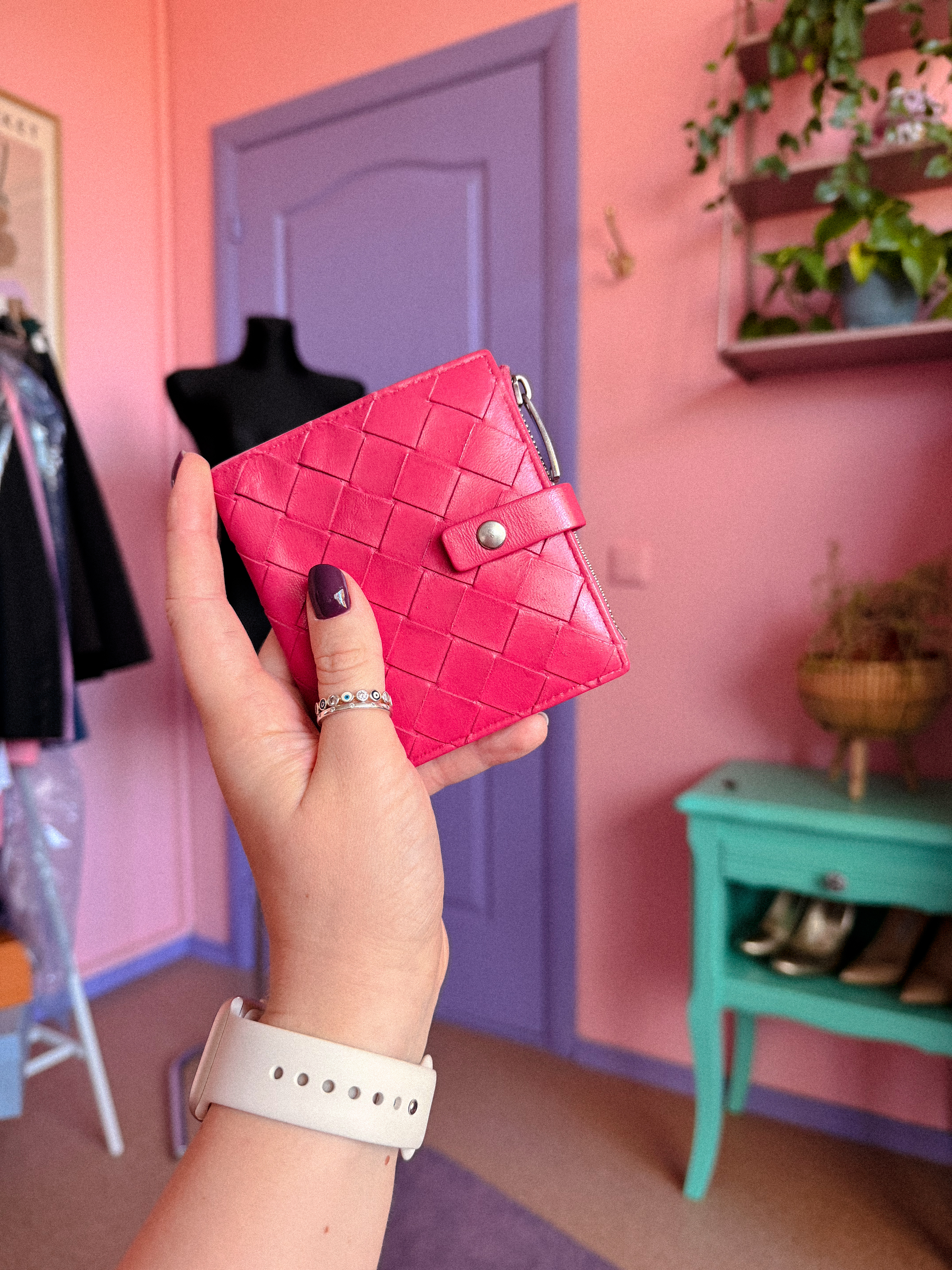 BOTTEGA VENETA odinė piniginė