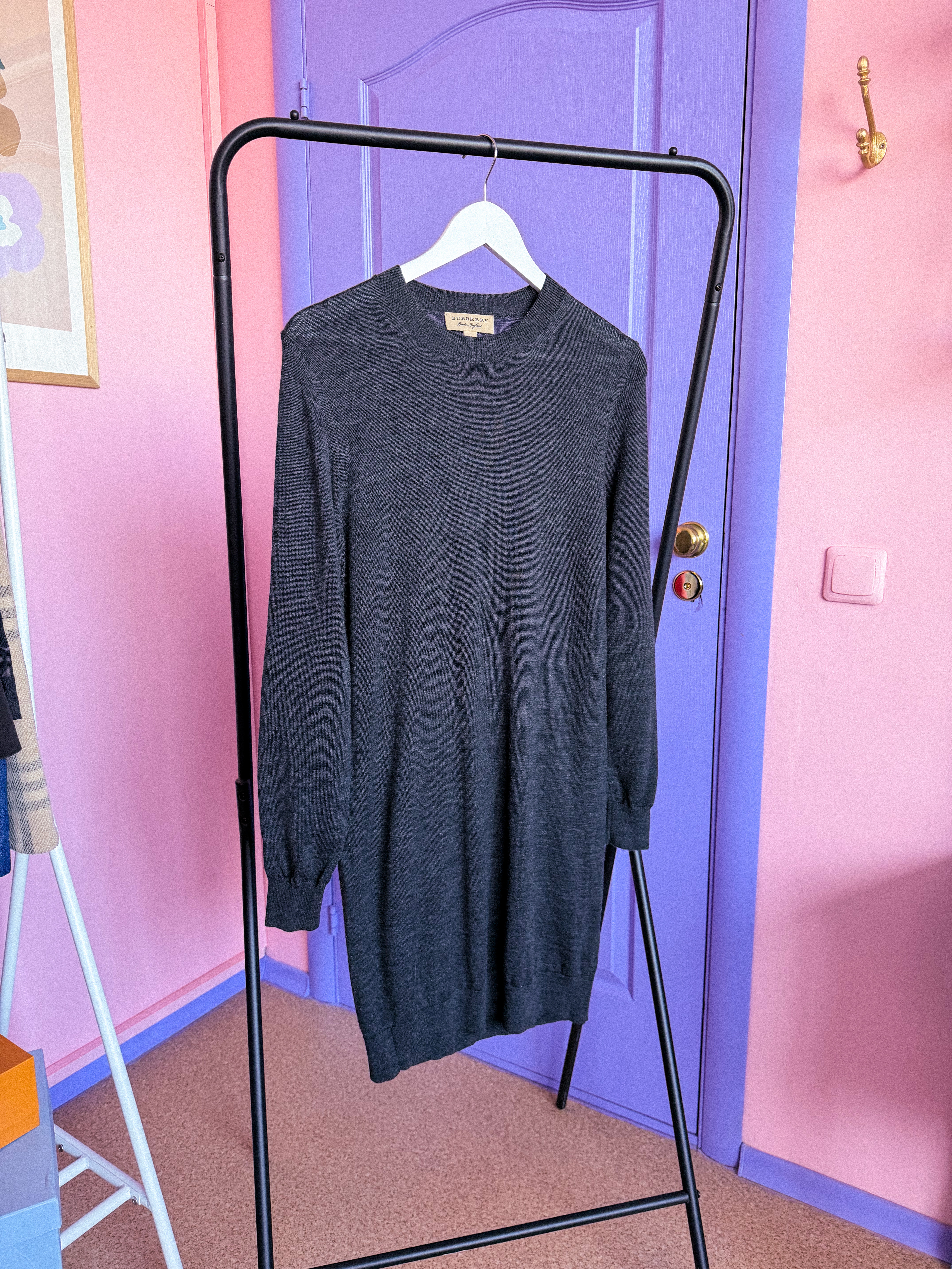 BURBERRY merino vilnos suknelė