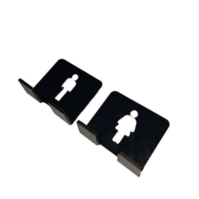 Kit 2 Suporte Porta Lâmina Barbear Gilette Adesivo Acrílico maculino e feminino