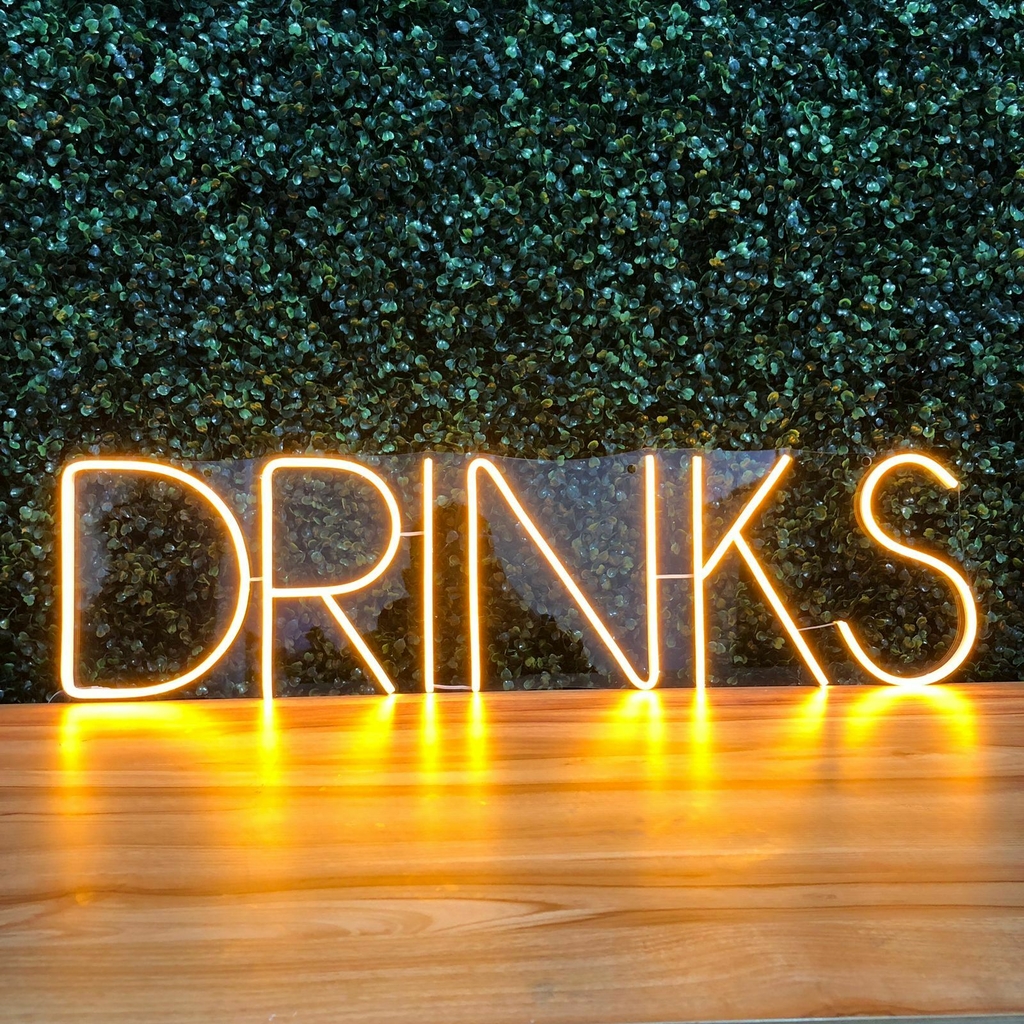 Letreiro Neon Led DRINKS