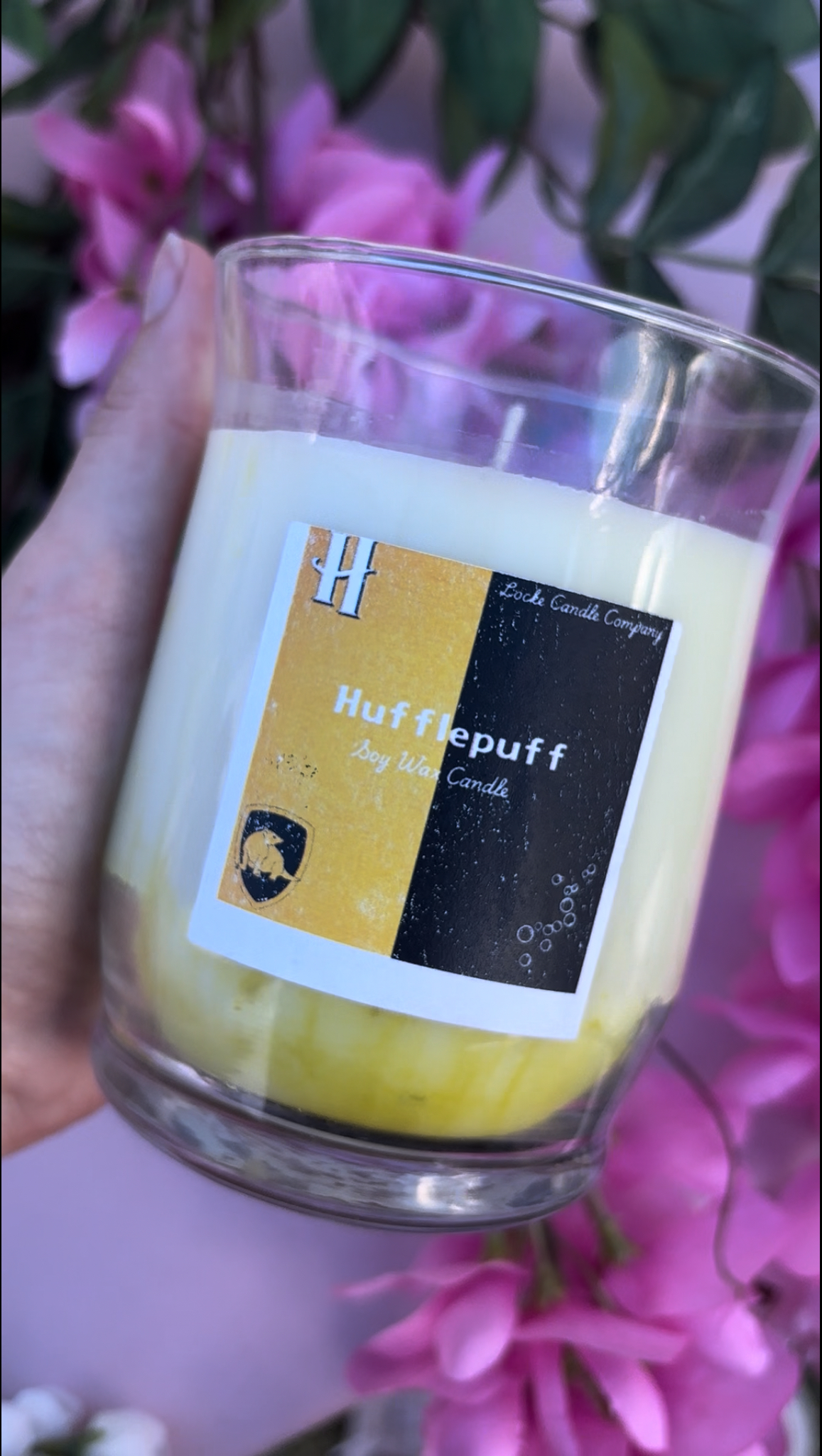 Hufflepuff Candle
