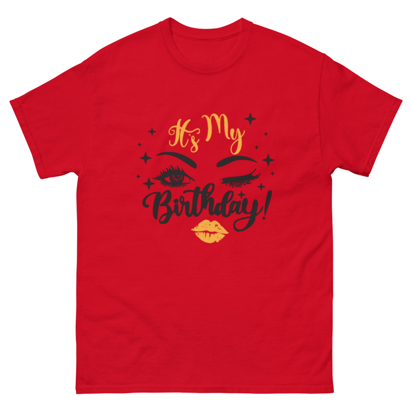 It's My Birthday! Red T-Shirt S-5X