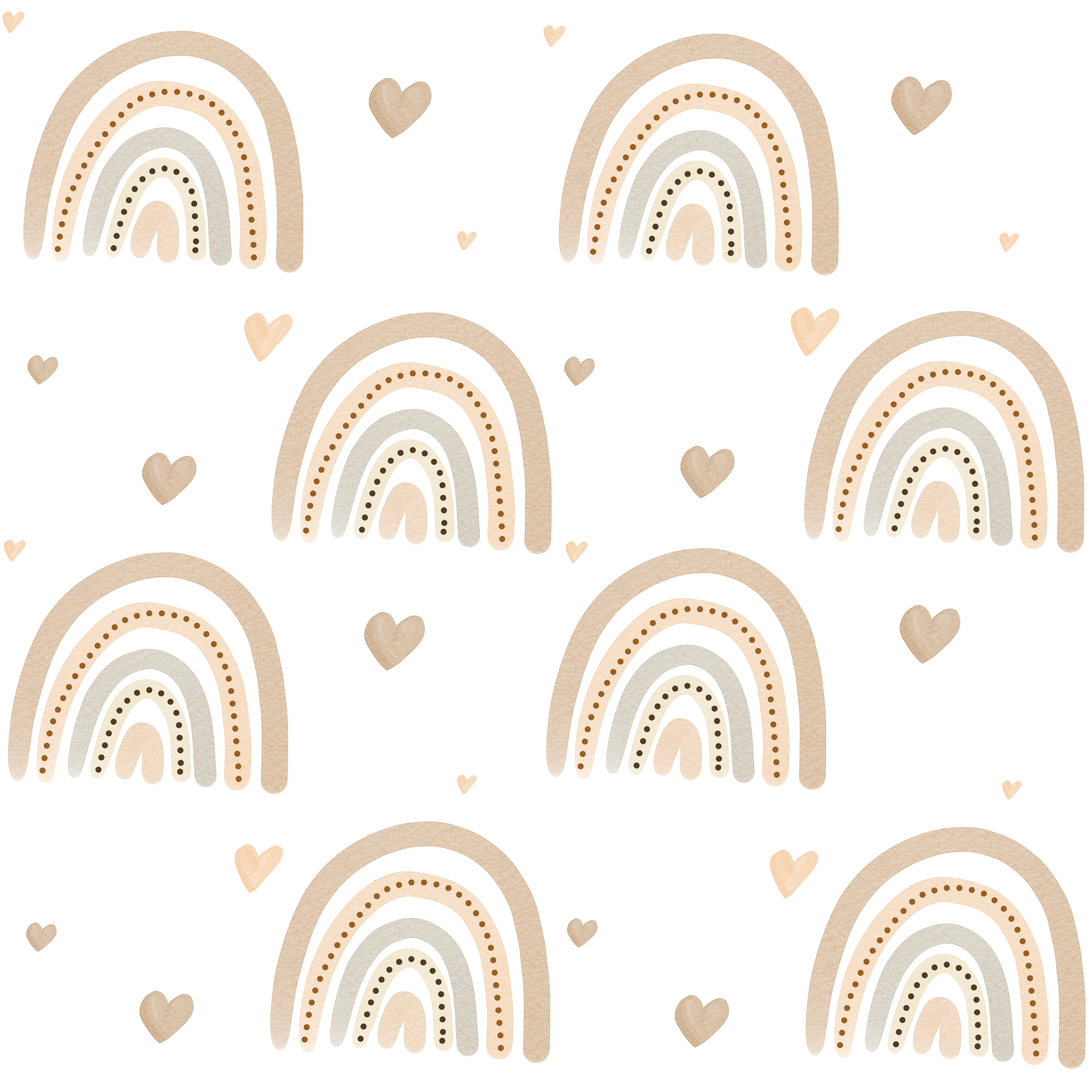 French terry "Rainbow love"