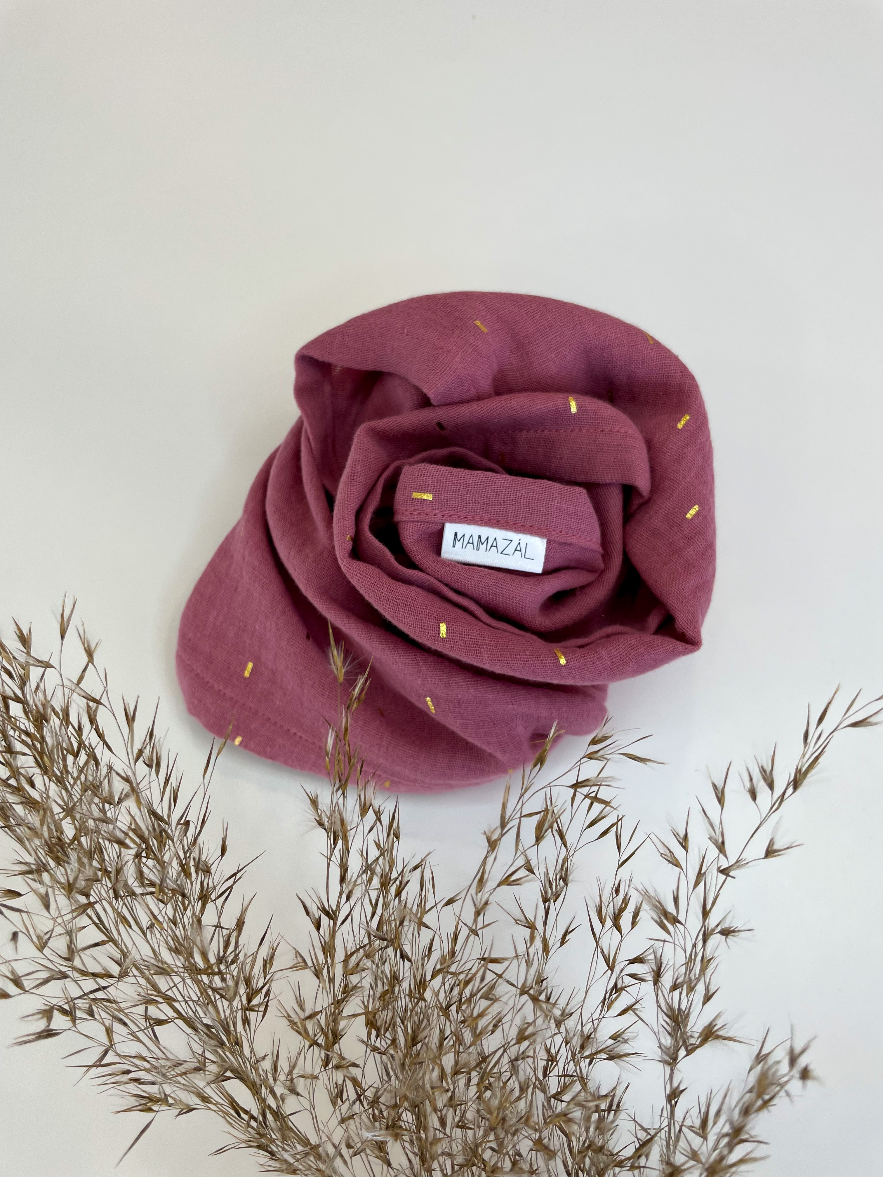 Merliukas "Dusty rose stripe"