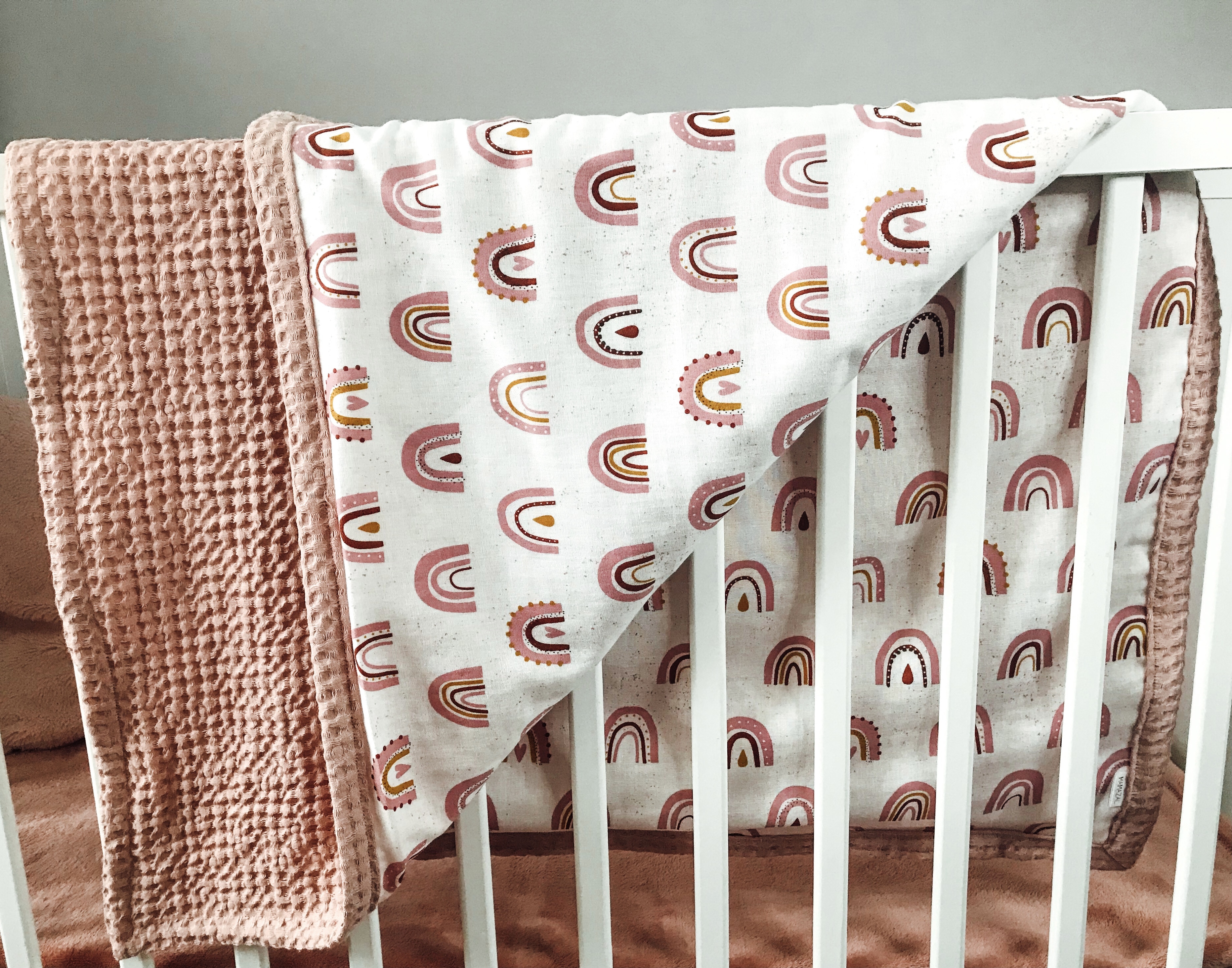 Dvipusis pledukas "Pink rainbow"