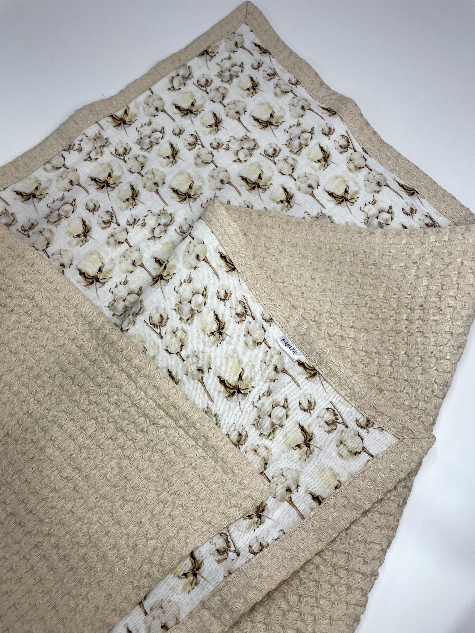 Dvipusis pledukas "Natural cotton”