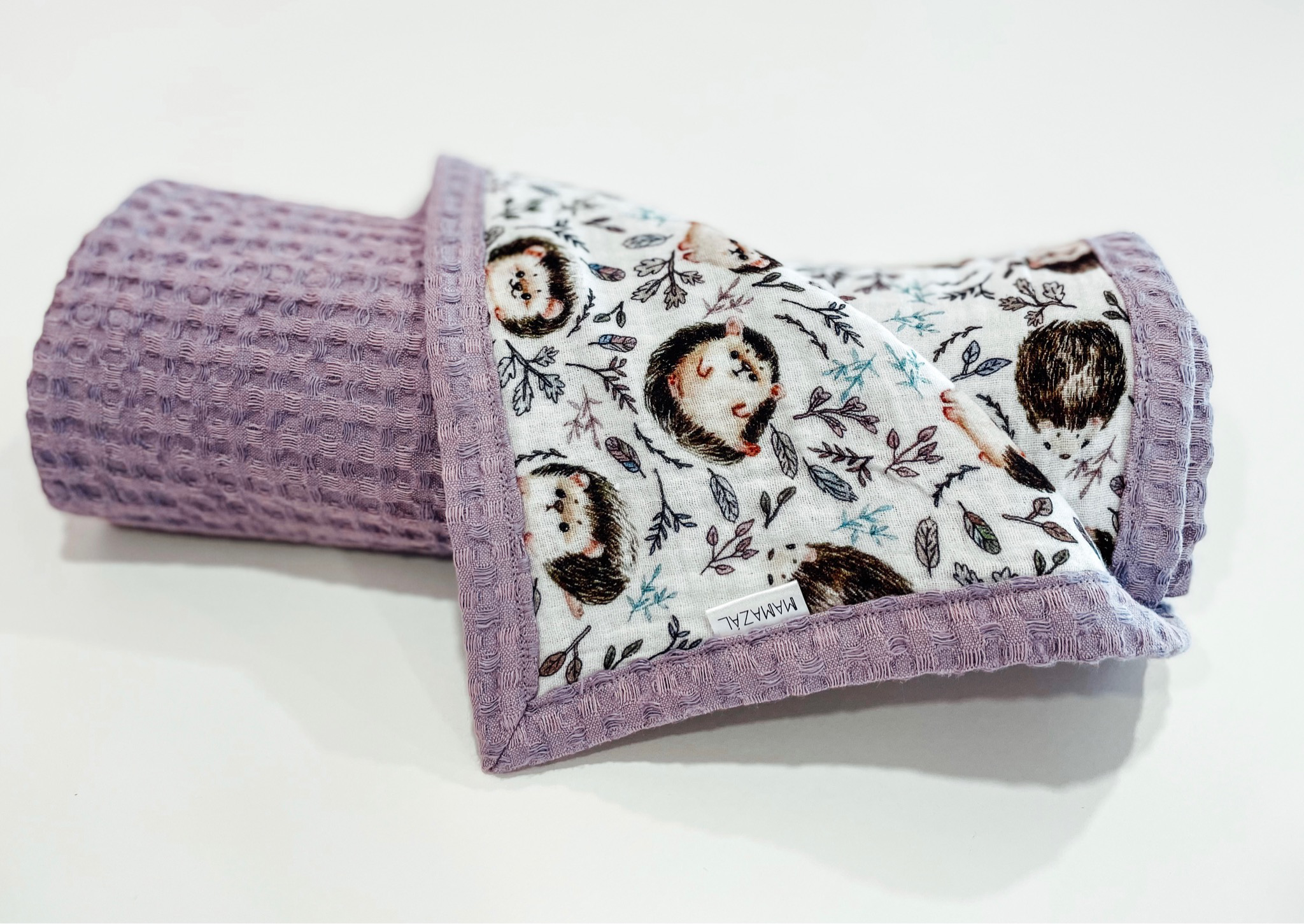 Dvipusis pledukas "Lavander hedgehog”