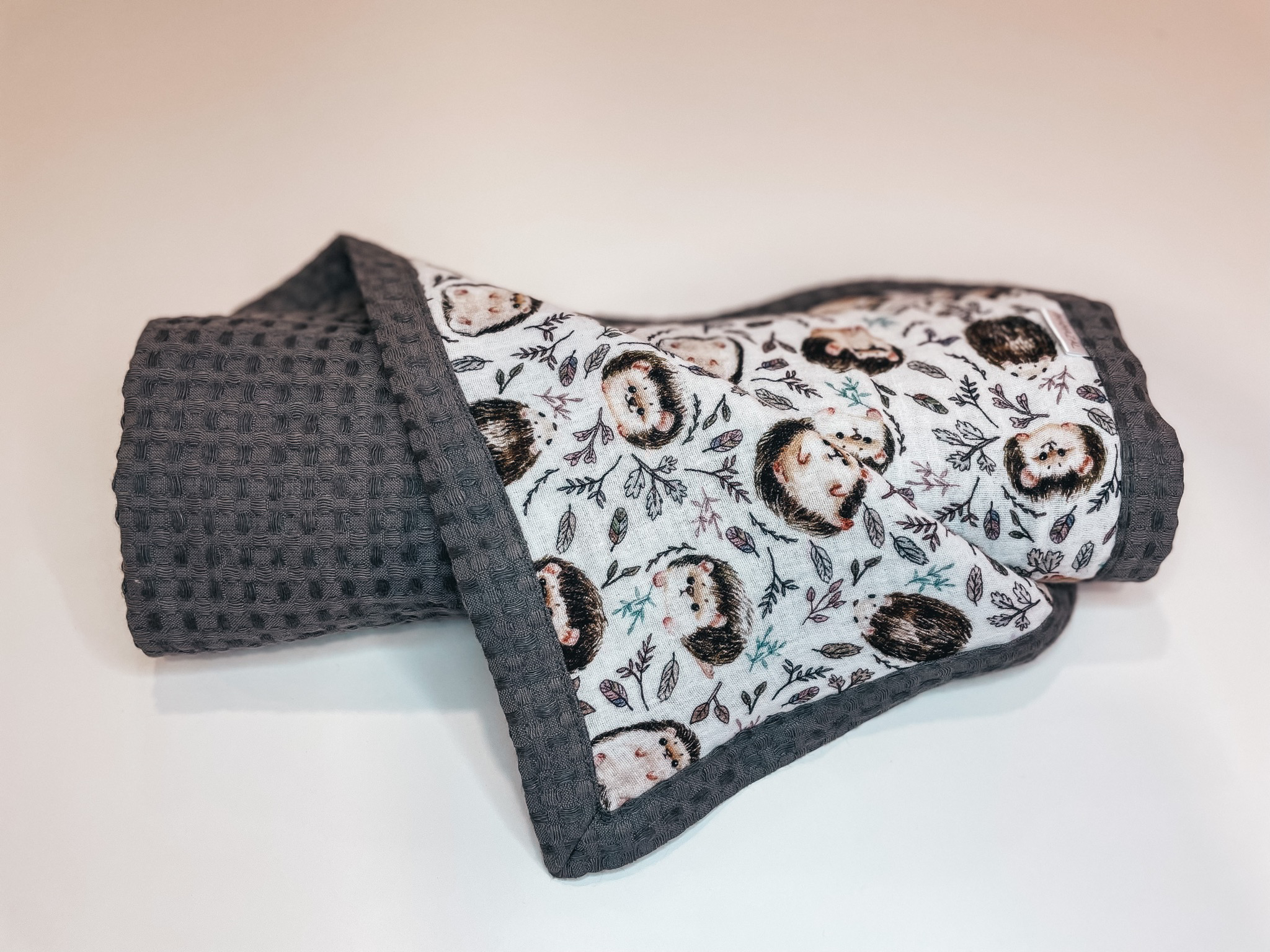 Dvipusis pledukas "Graphite hedgehog”