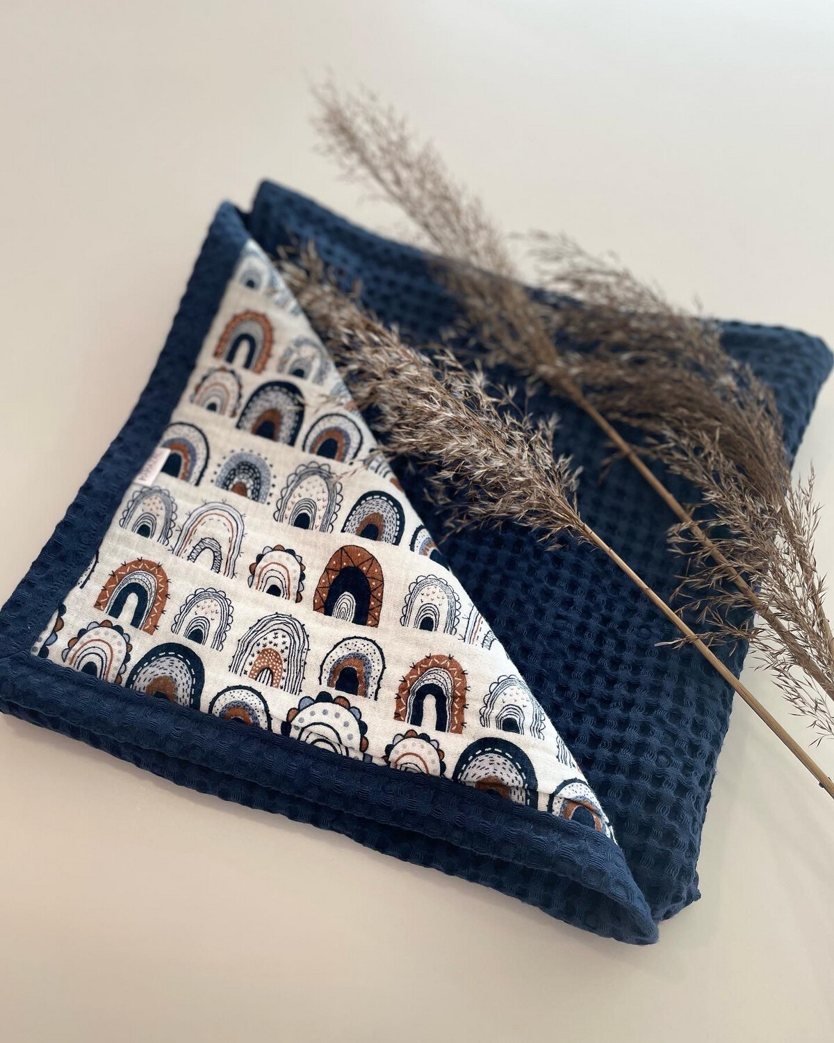 Dvipusis pledukas "Blue rainbow”