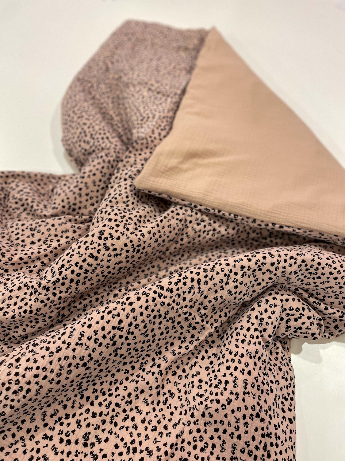 Muslino antklodės užvalkalas "Wild animal print"