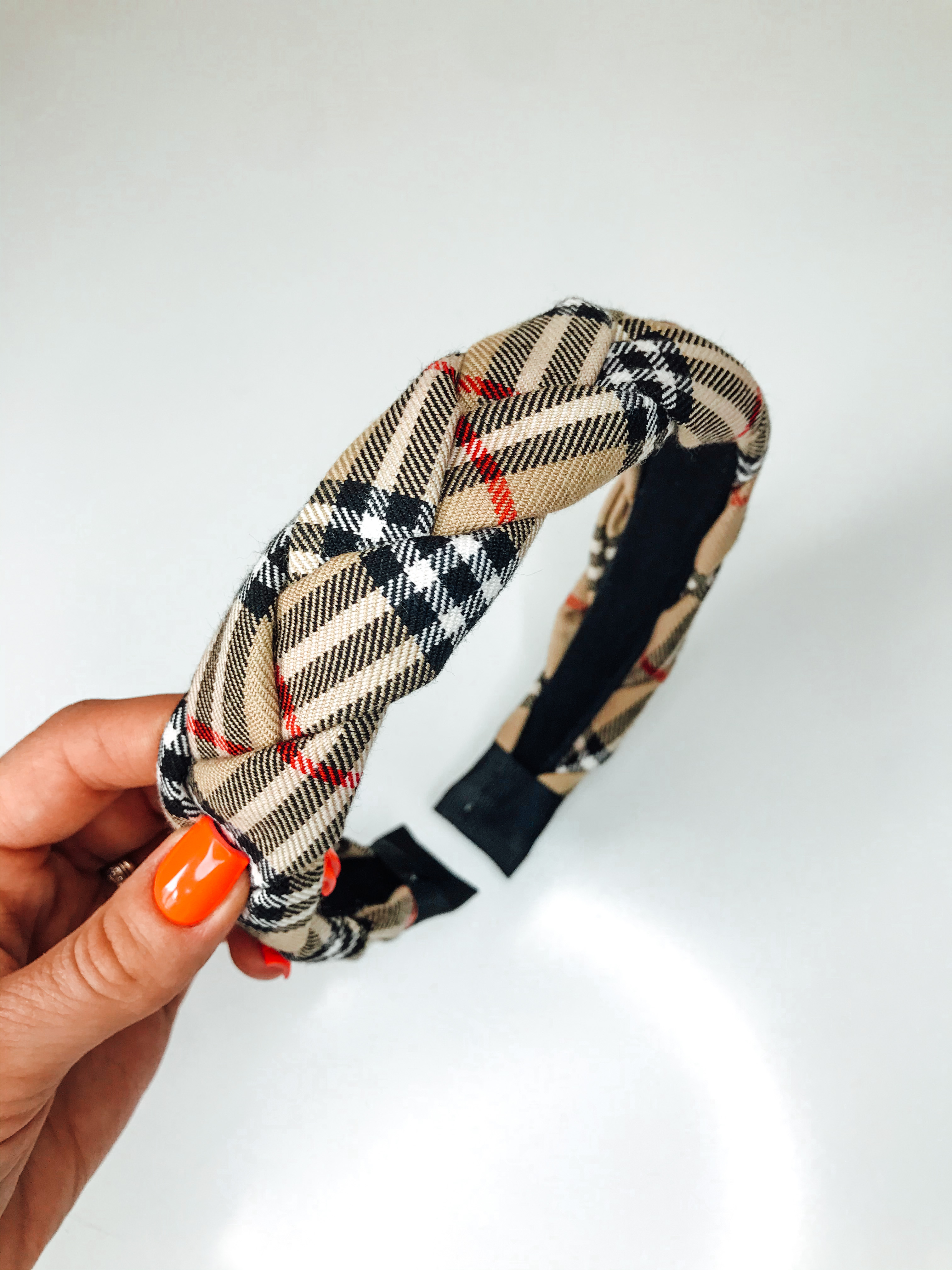 Pintas plaukų lankelis "Burberry"