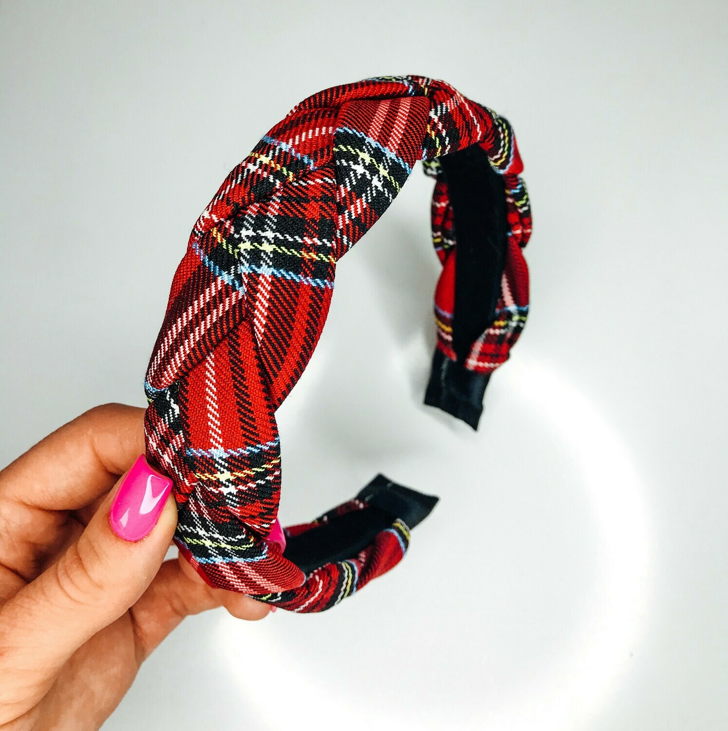 Pintas plaukų lankelis "Royal tartan"