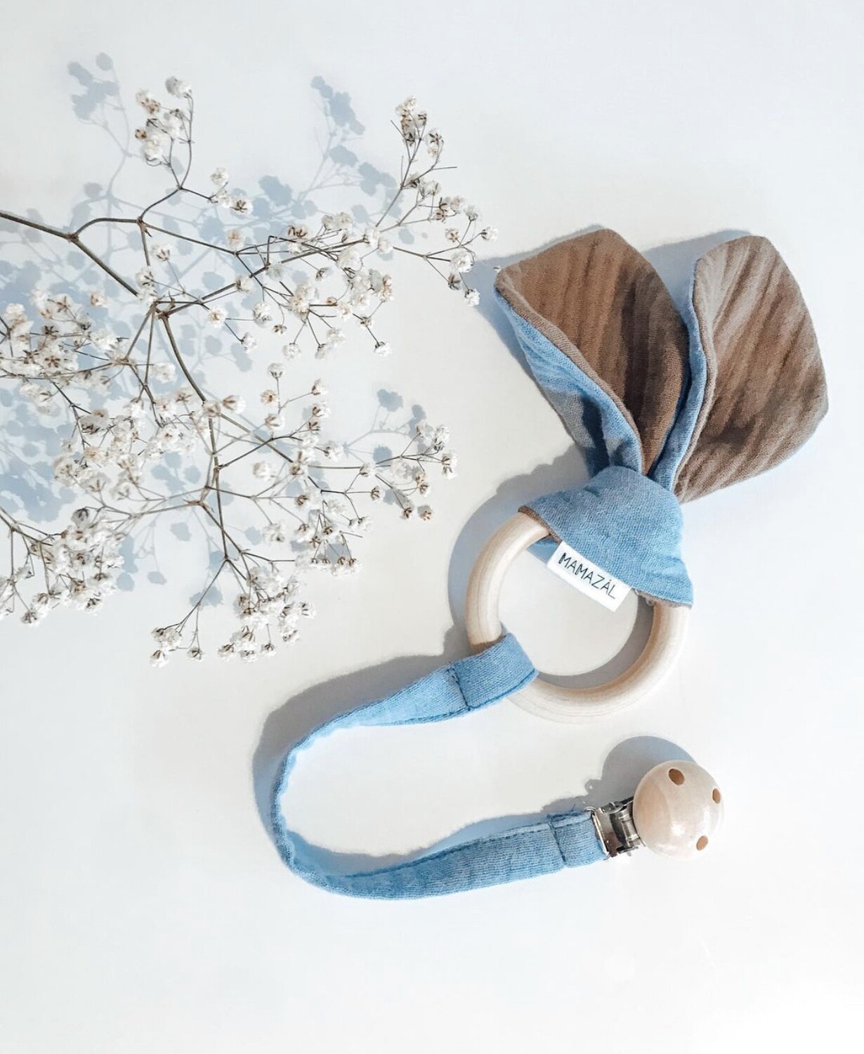 Žaisliukas - kramtukas "Sea blue bunny"