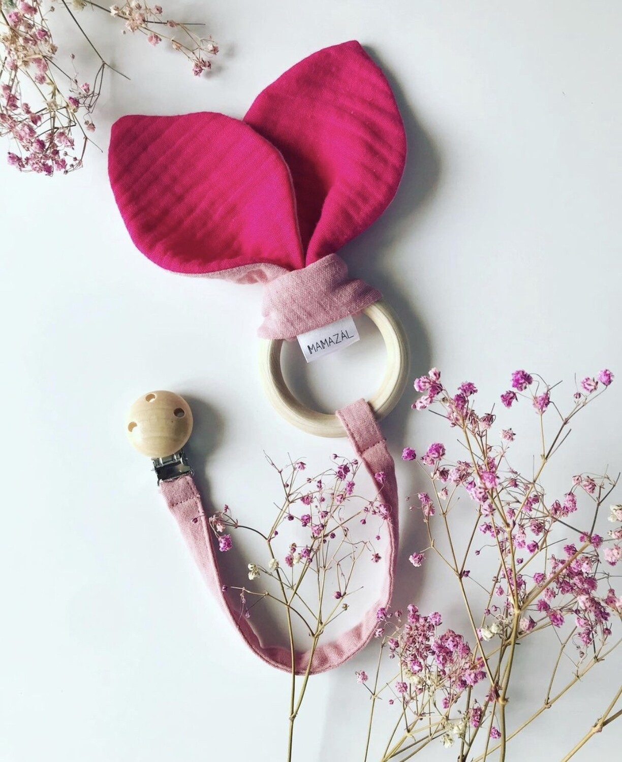 Žaisliukas - kramtukas "Pink bunny"