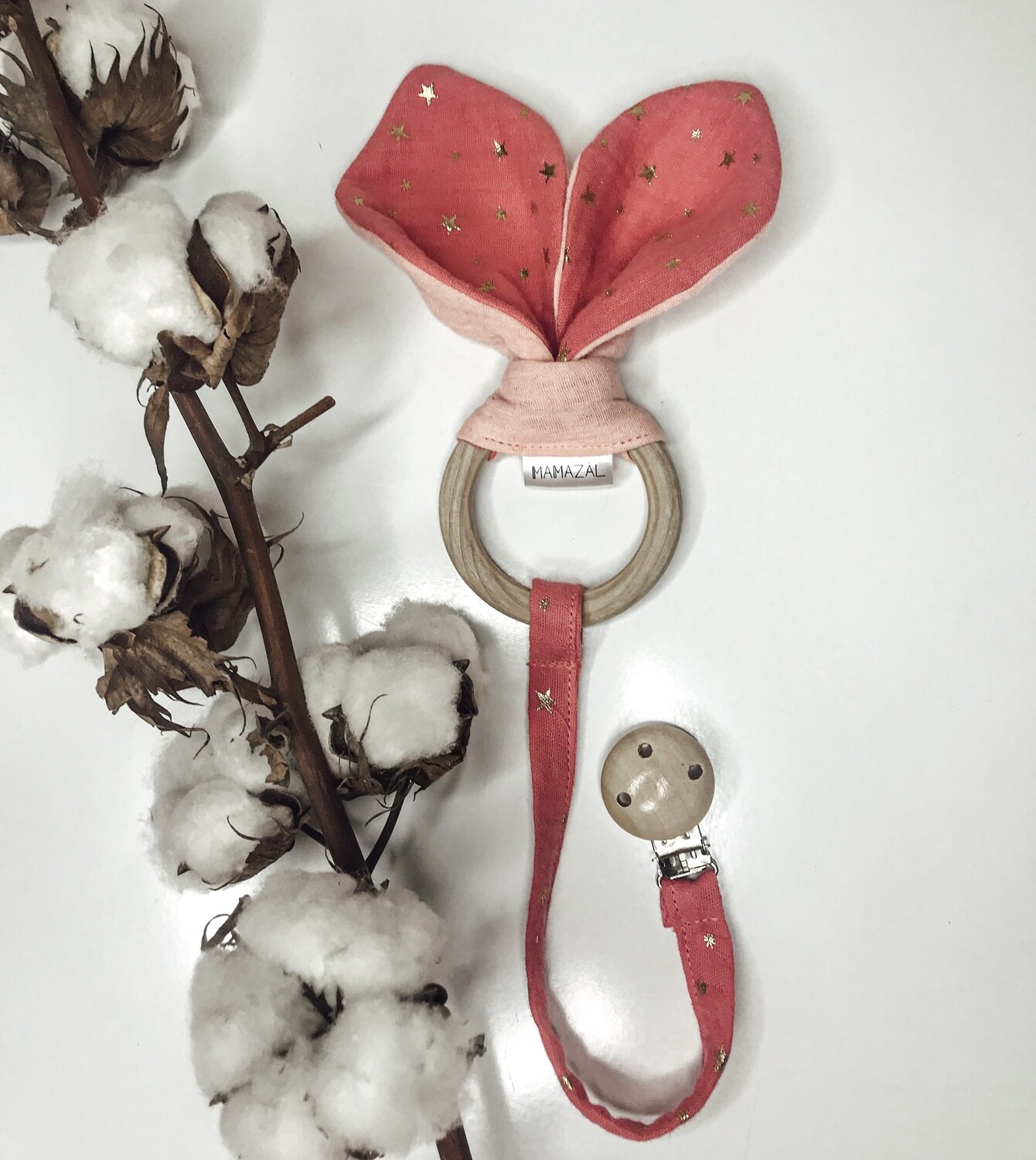 Žaisliukas - kramtukas "Coral bunny"