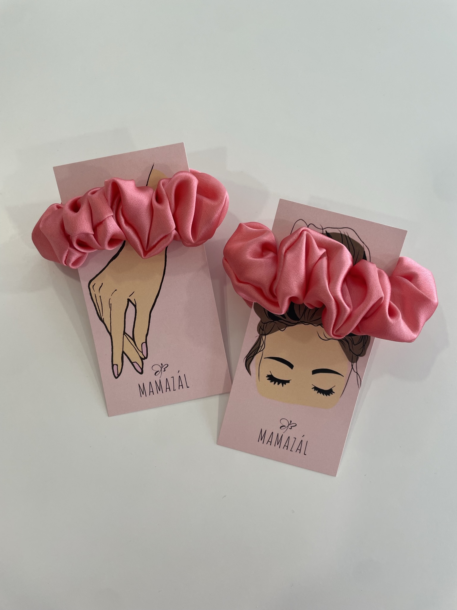 Šilkinė plaukų gumytė "Rose"