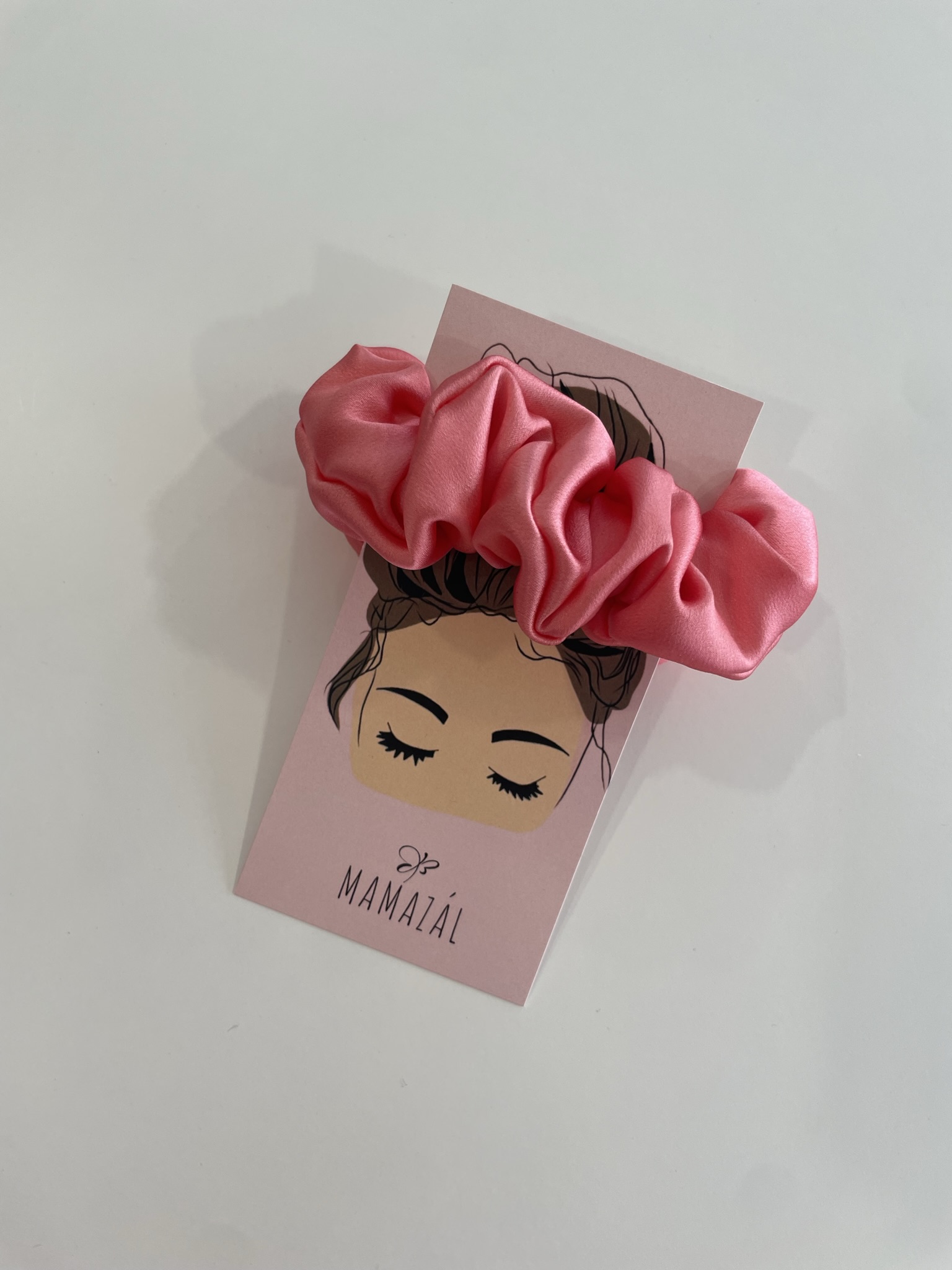 Šilkinė plaukų gumytė "Rose"