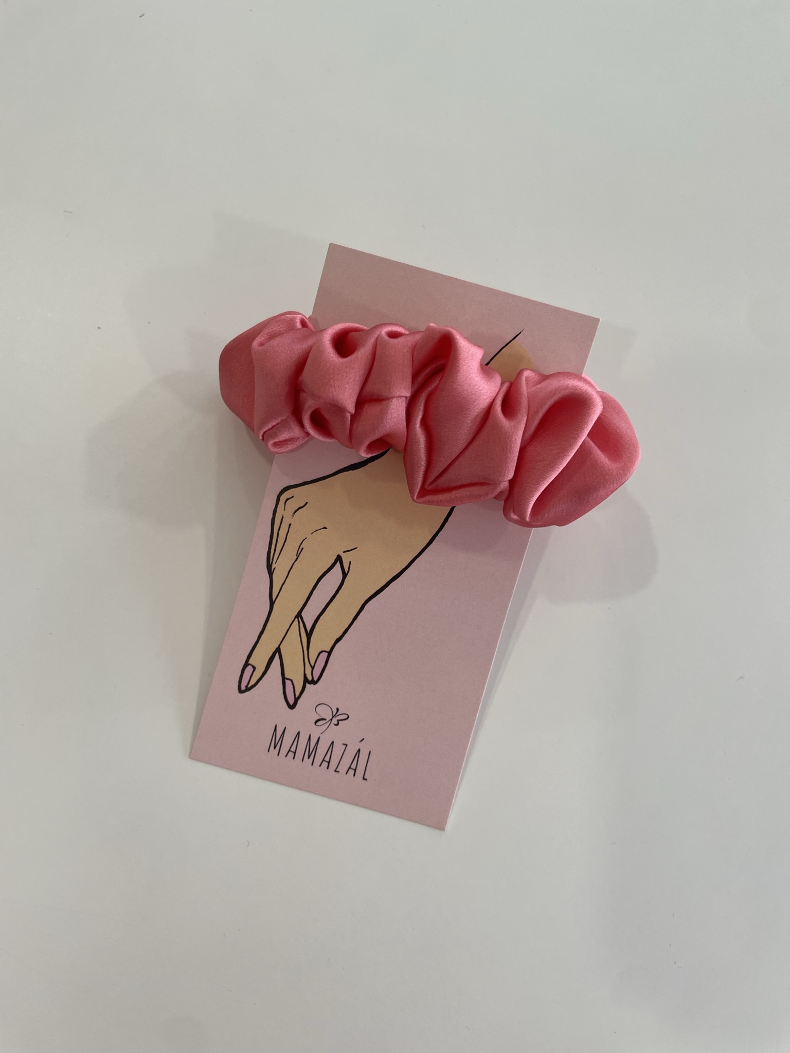 Šilkinė plaukų gumytė "Rose"