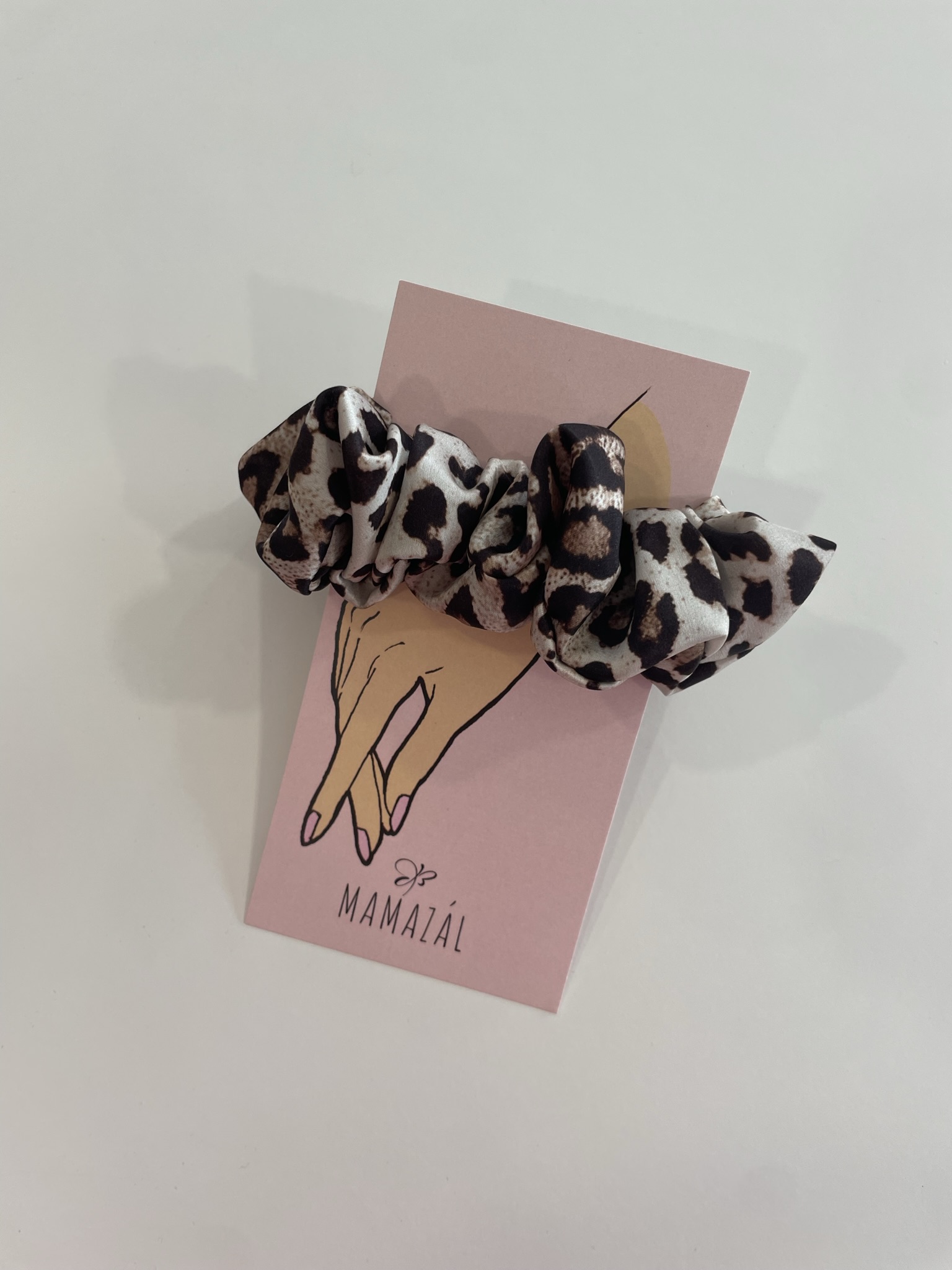 Šilkinė plaukų gumytė "Wild animals"