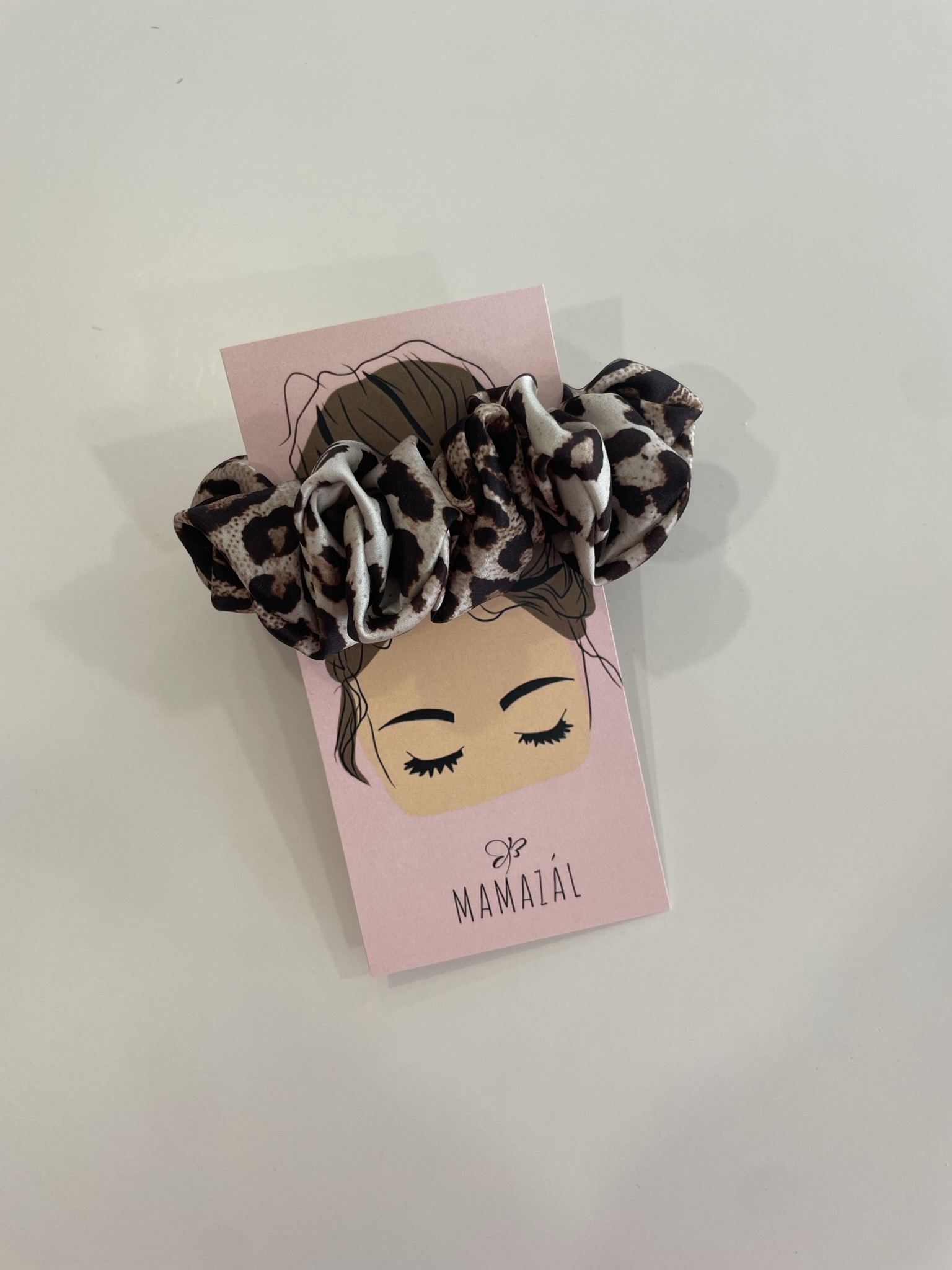 Šilkinė plaukų gumytė "Wild animals"