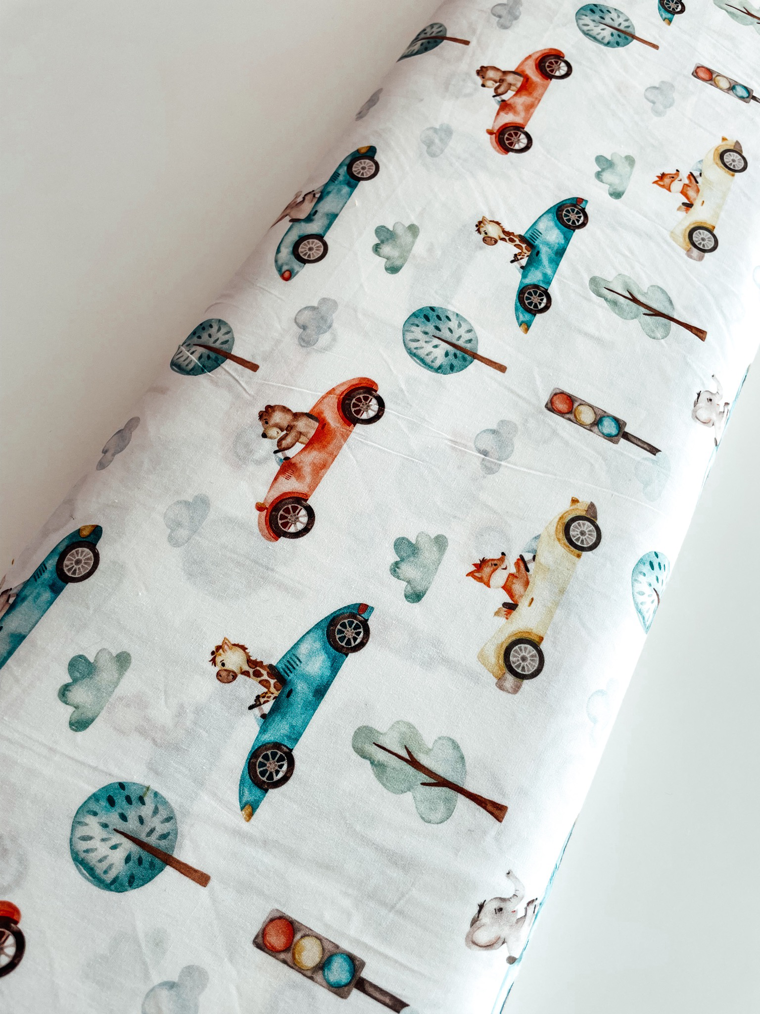 Poplinas "Animals and cars"