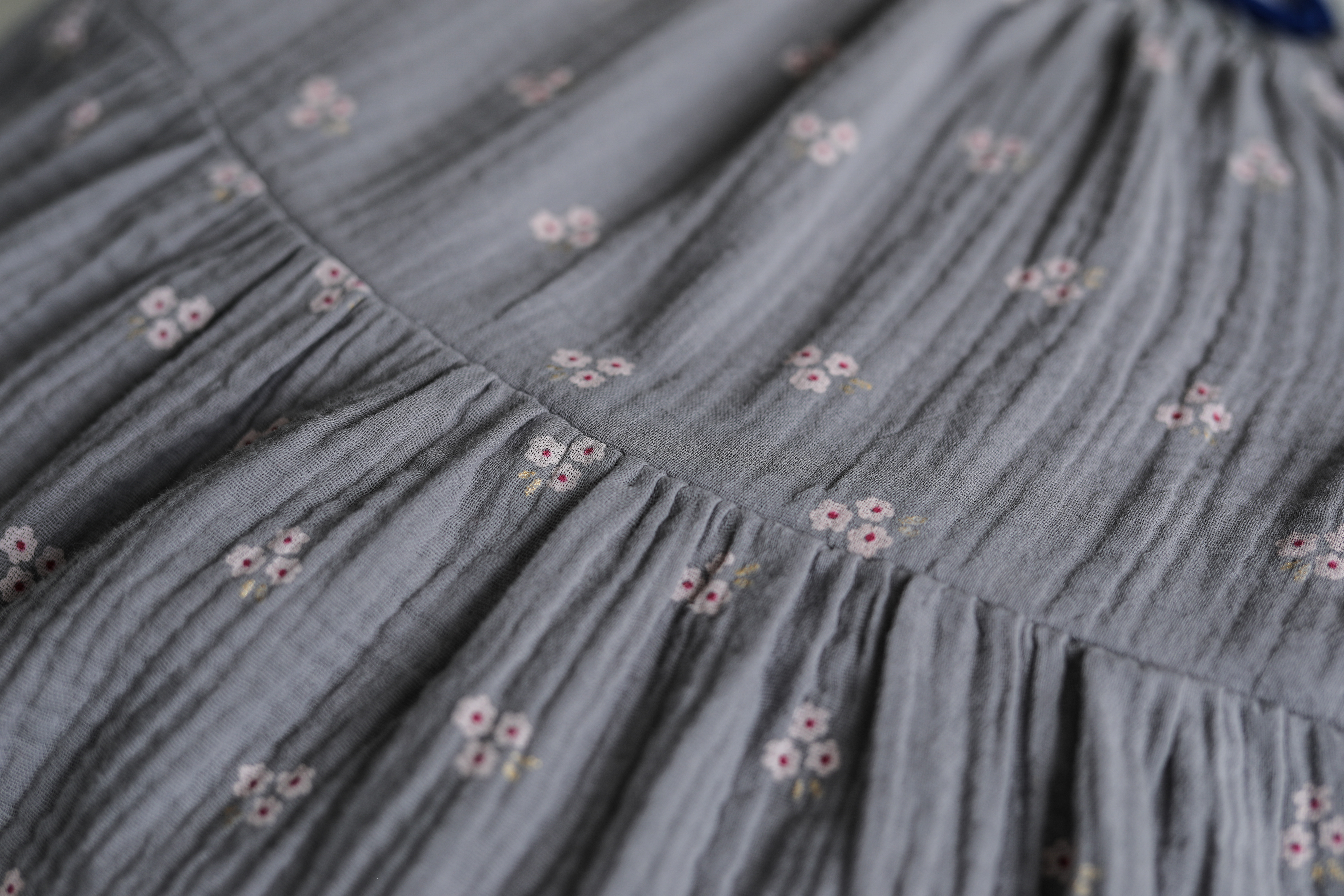 Muslino suknelė "Gray meadow"